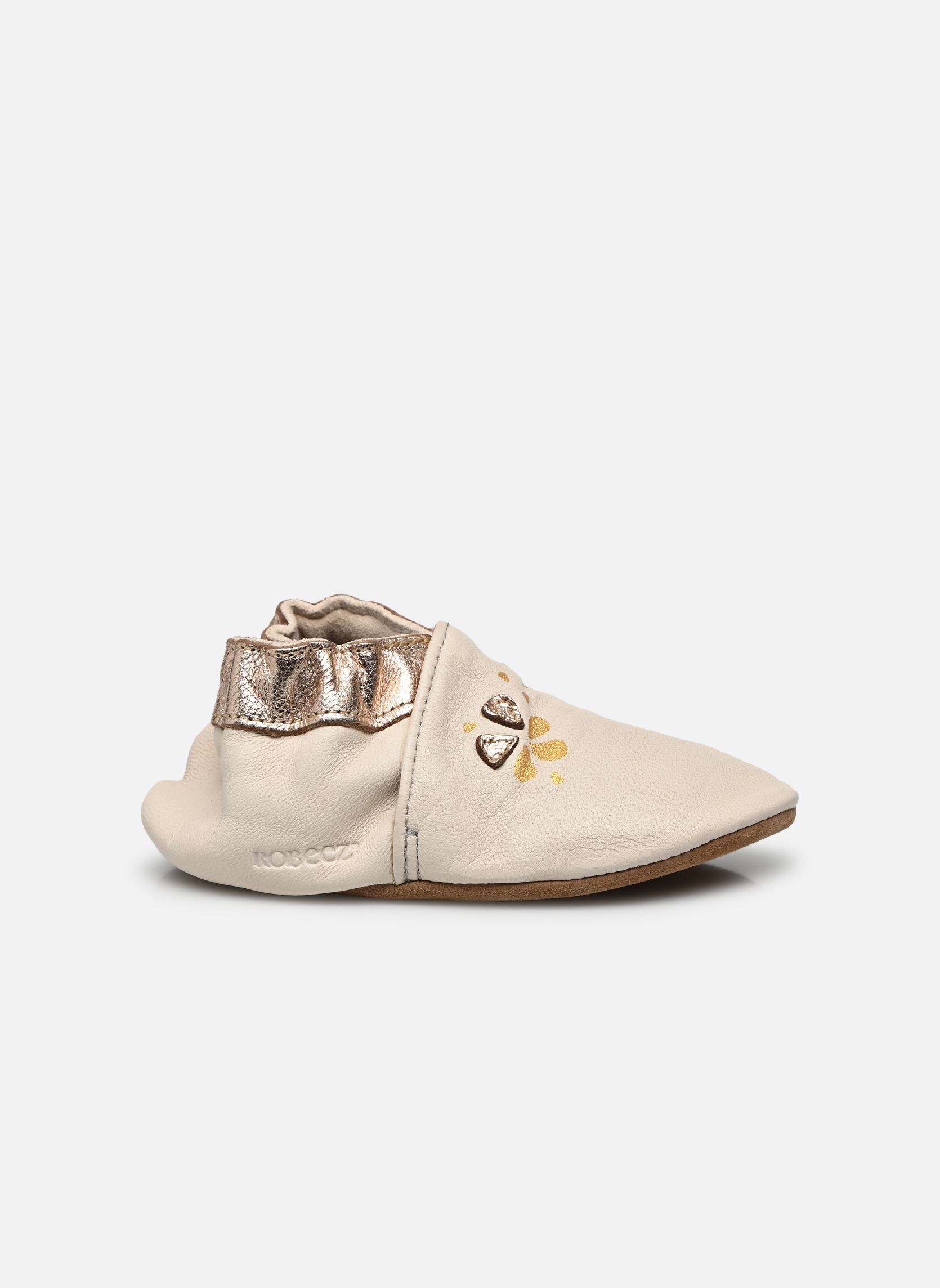 Zuecos y mules Vegetal Flower niña beige Robeez Zuecos y mules Vegetal Flower niña beige BEIGE CLAIR