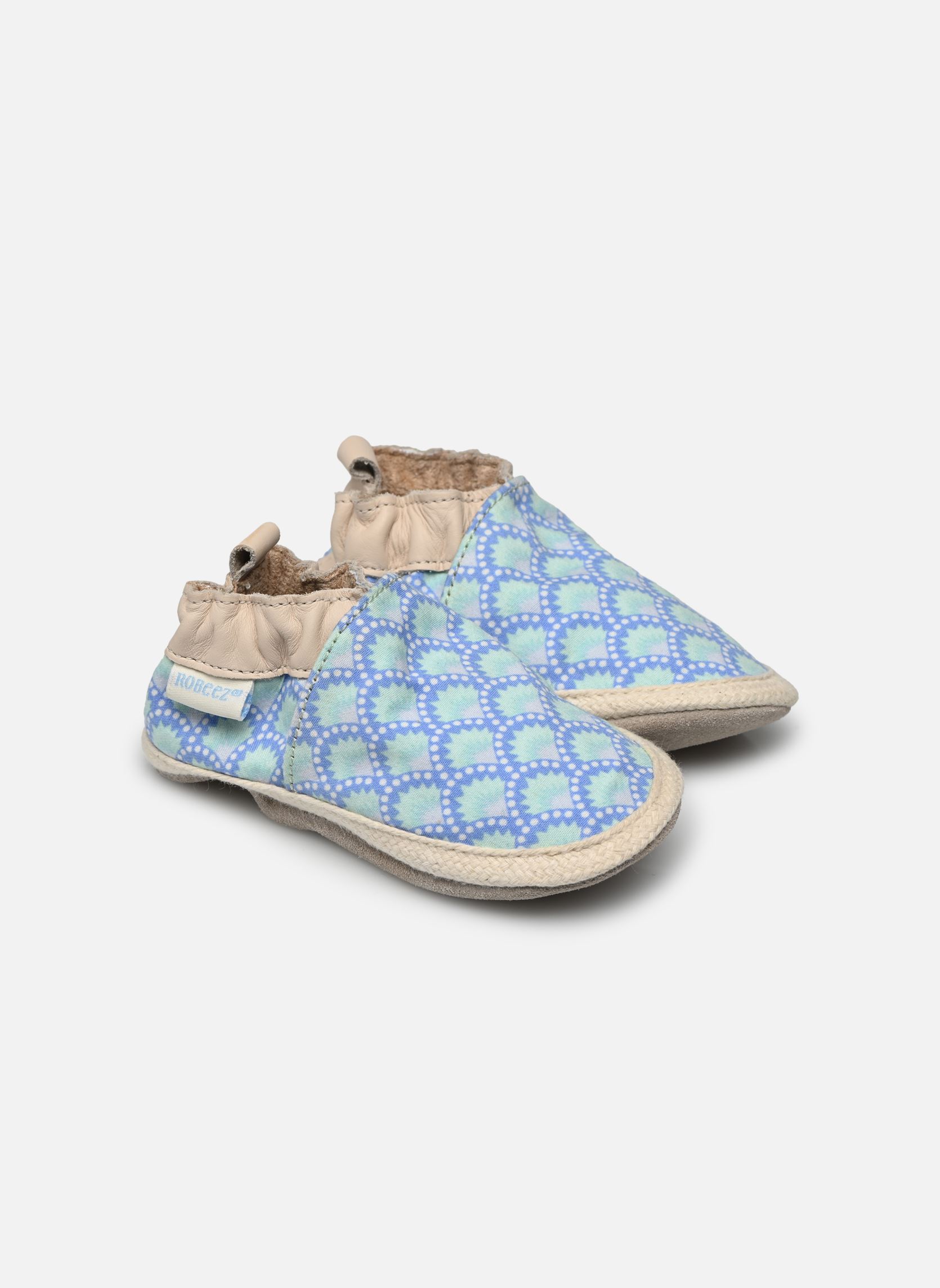 Hausschuhe Robeez X Petit Pan jungen blau Robeez Hausschuhe Robeez X Petit Pan jungen blau BLEU WASABI WASHED