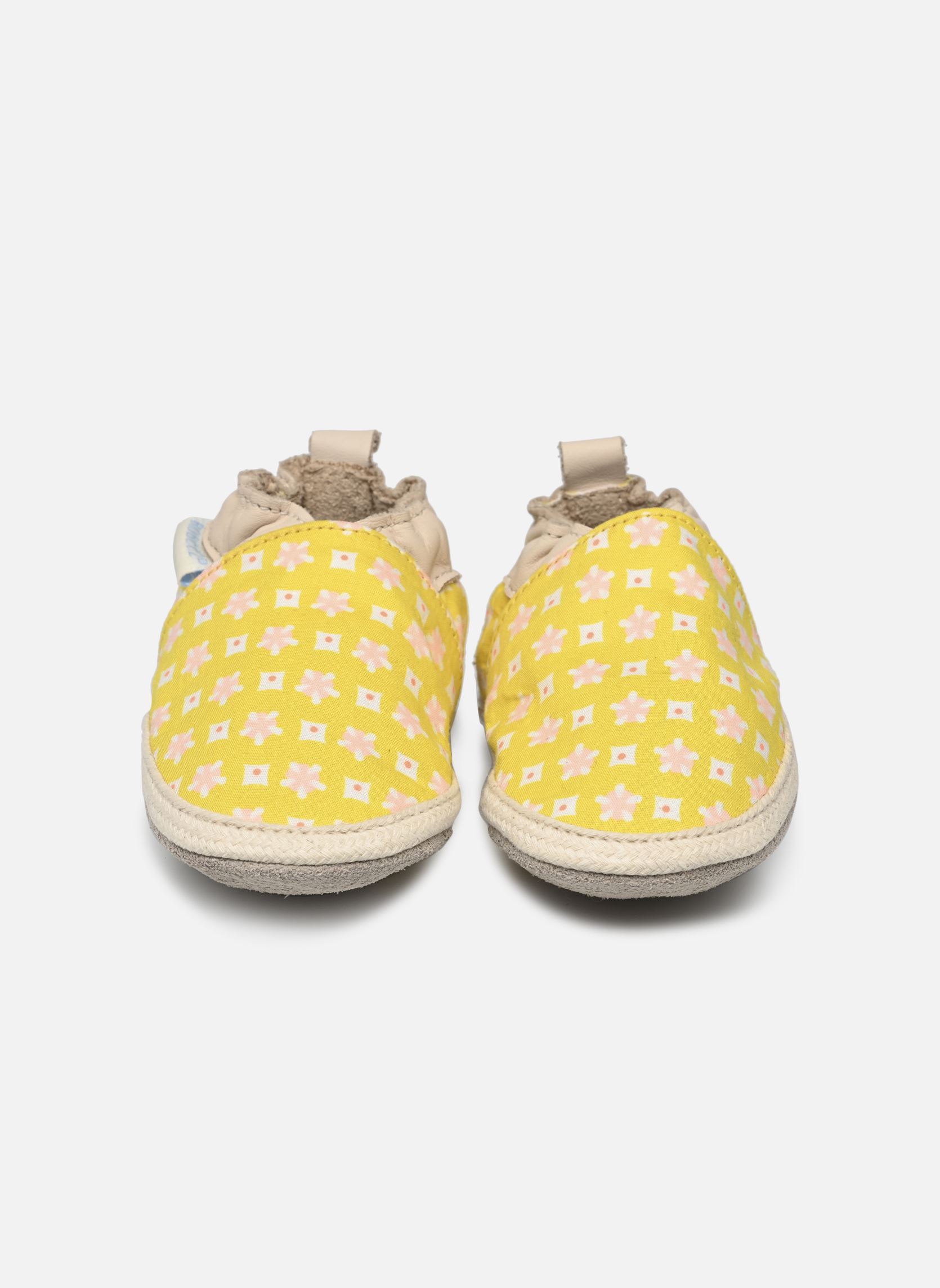 Hausschuhe Robeez X Petit Pan mädchen gelb Robeez Hausschuhe Robeez X Petit Pan mädchen gelb JAUNE ELYTIS