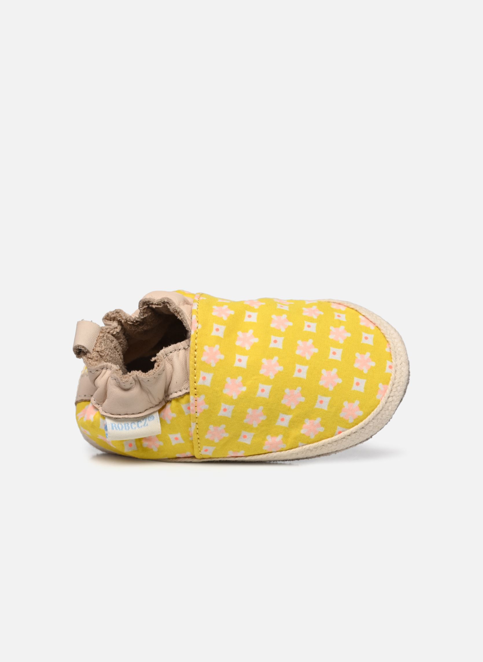 Hausschuhe Robeez X Petit Pan mädchen gelb Robeez Hausschuhe Robeez X Petit Pan mädchen gelb JAUNE ELYTIS