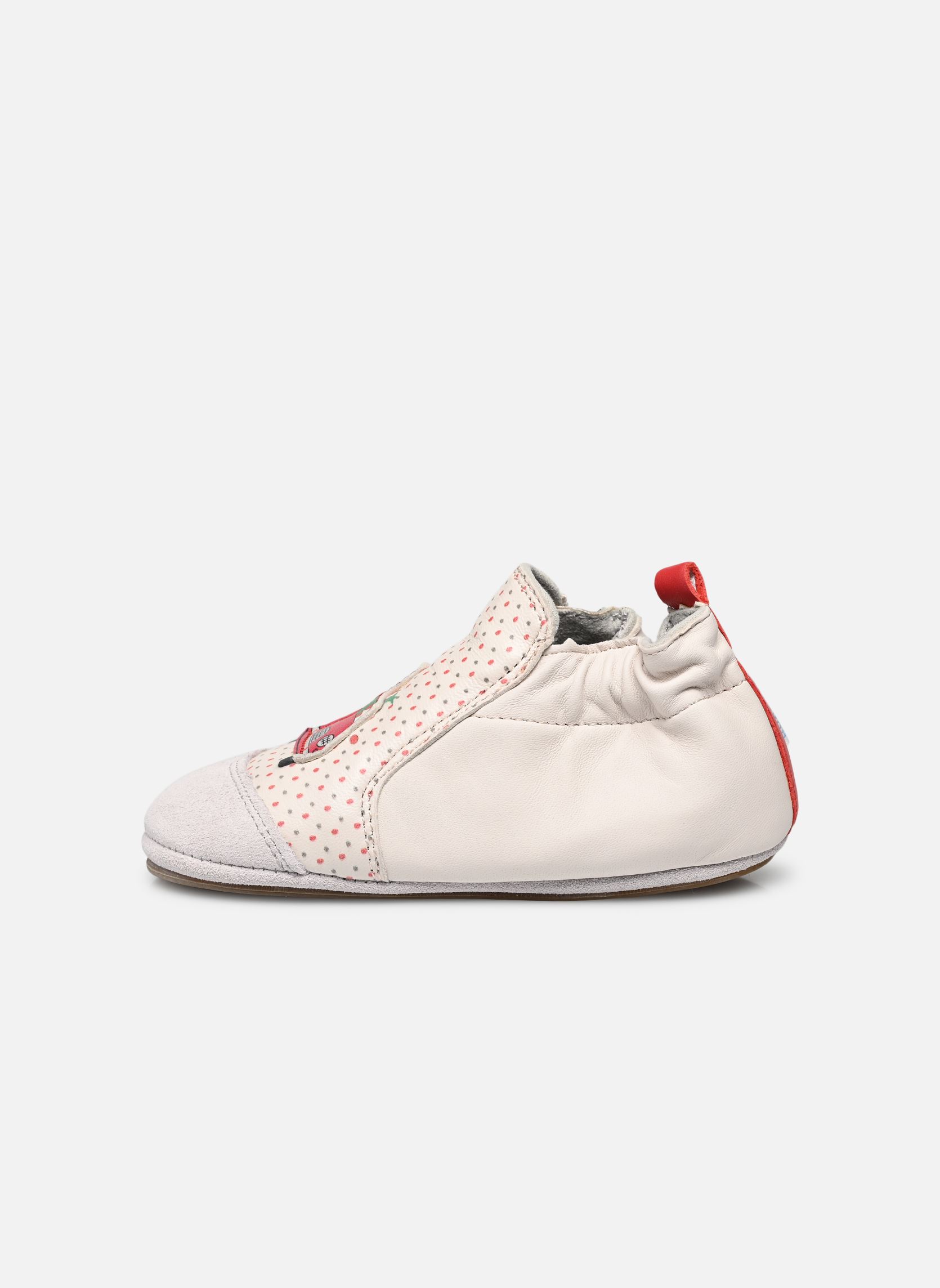 Chaussons Dino Trip garçon blanc Robeez Chaussons Dino Trip garçon blanc BEIGE ROUGE VERT