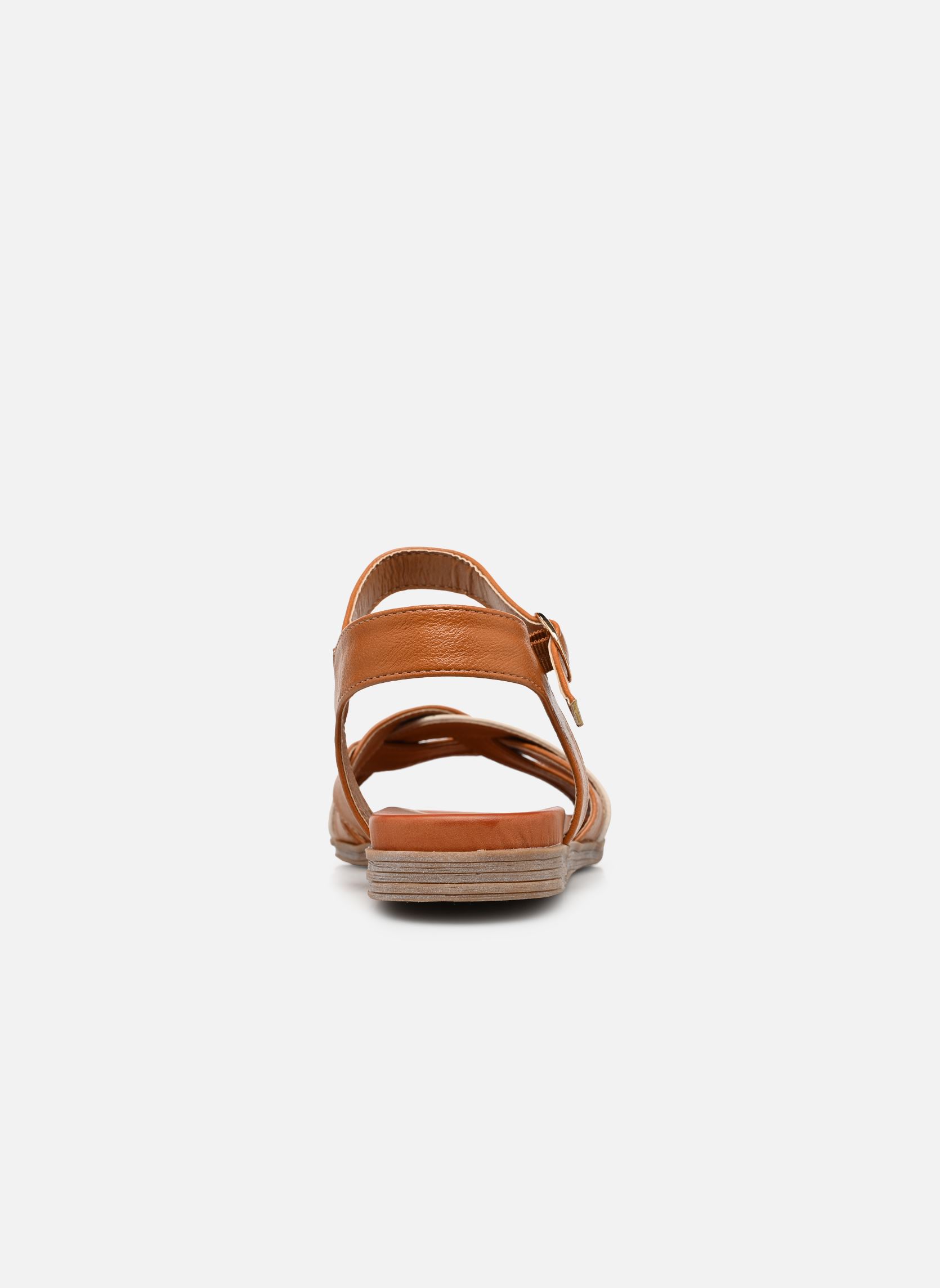 Sandalen Oufa damen braun Mustang shoes Sandalen Oufa damen braun Cognac/Ivoire