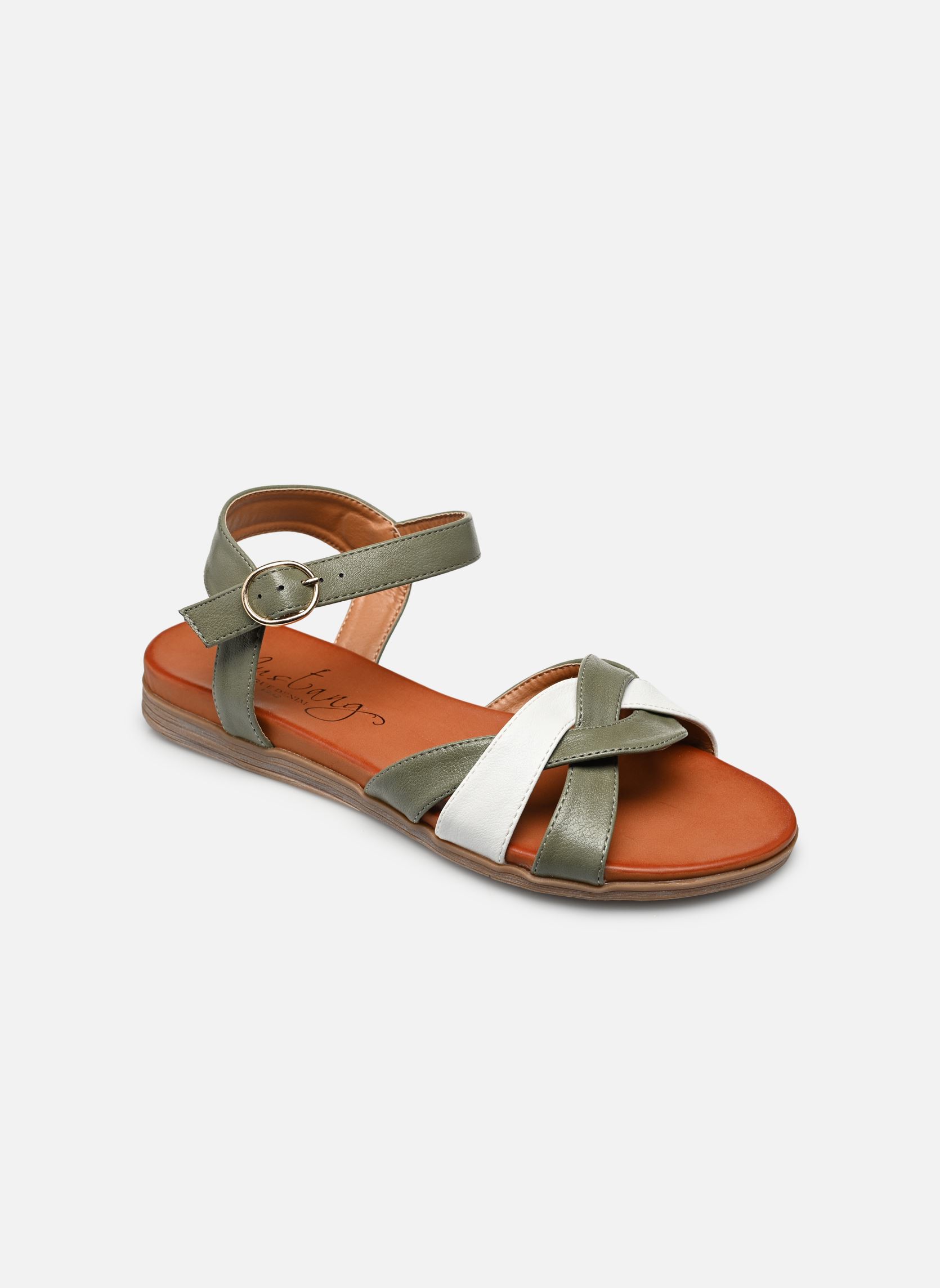 Sandalen Oufa damen grün Mustang shoes Sandalen Oufa damen grün Vert