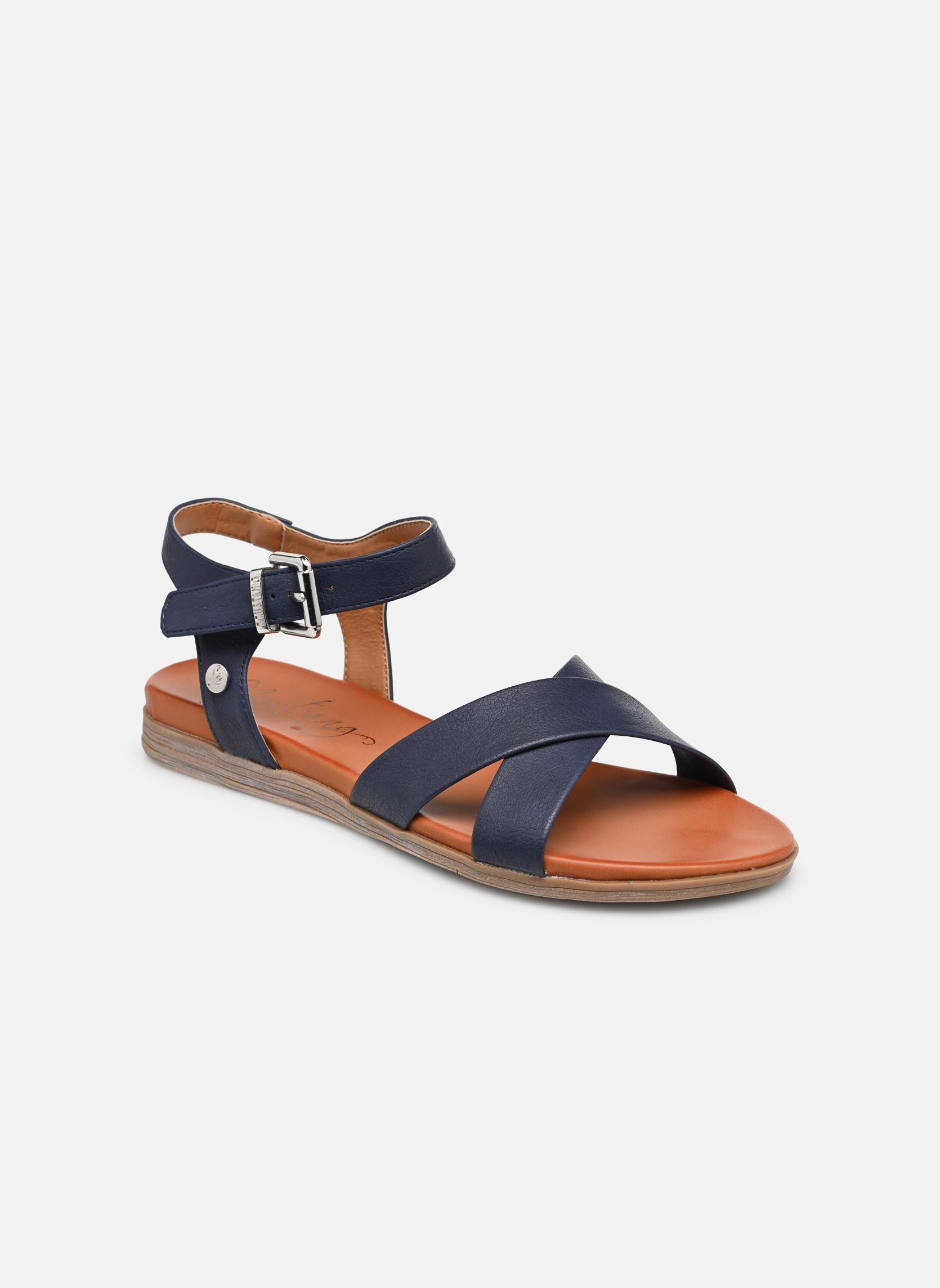 Sandalen Saratov damen blau Mustang shoes Sandalen Saratov damen blau Marine