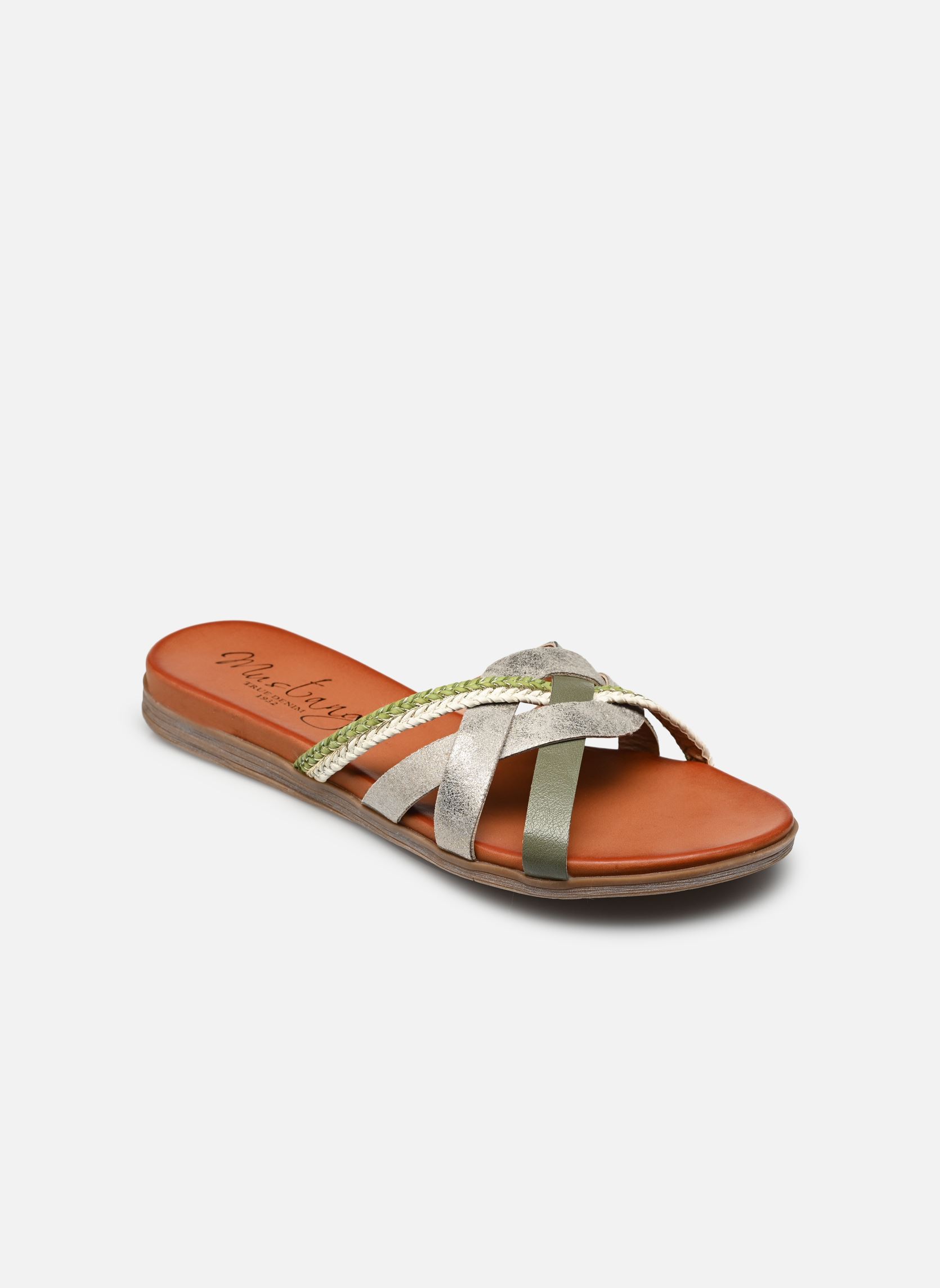 Mules Penza femme vert Mustang shoes Mules Penza femme vert Vert