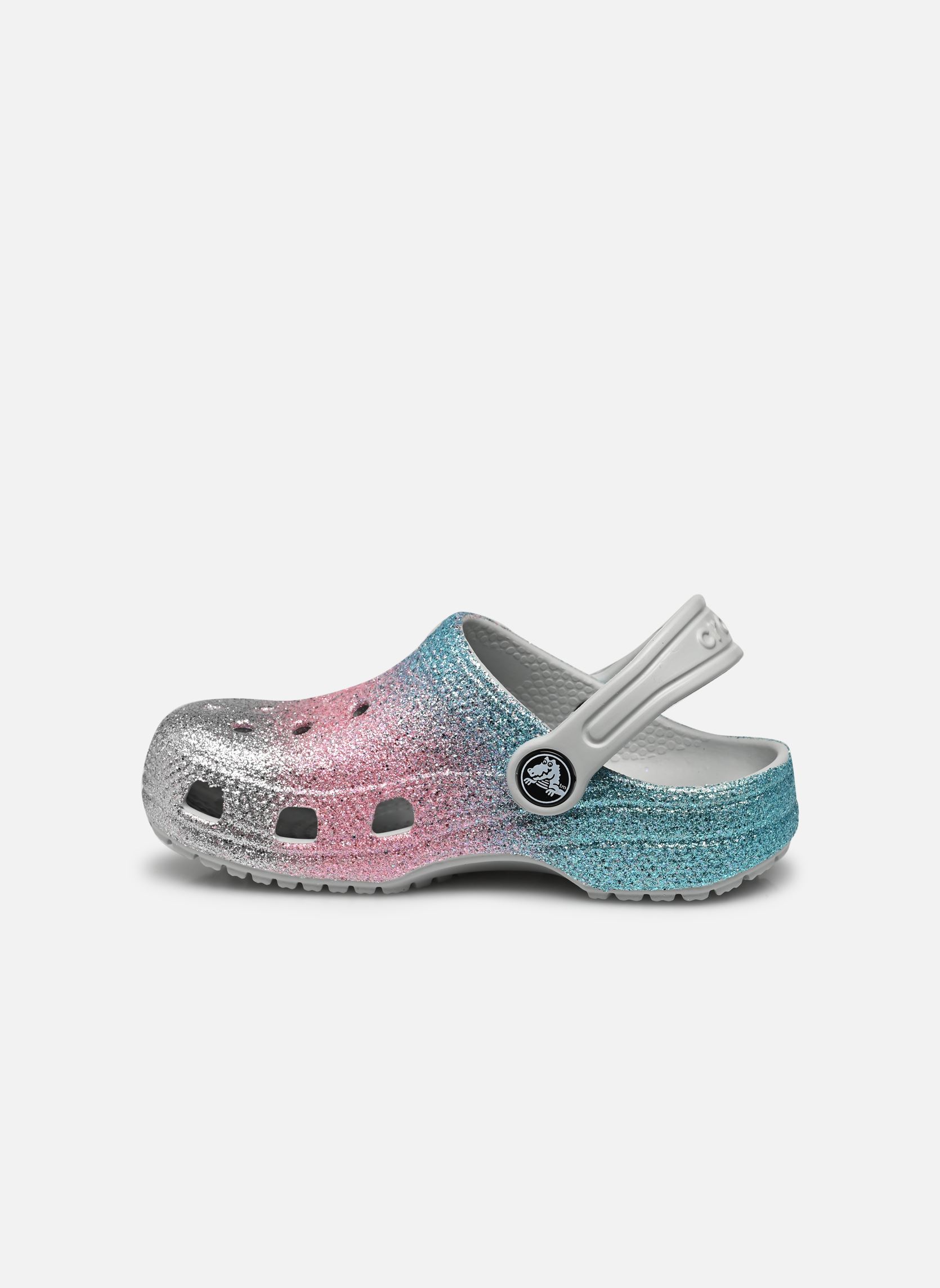 Pantoletten und Clogs Classic Glitter Clog mädchen mehrfarbig Crocs Pantoletten und Clogs Classic Glitter Clog mädchen mehrfarbig Shimmer/Multi