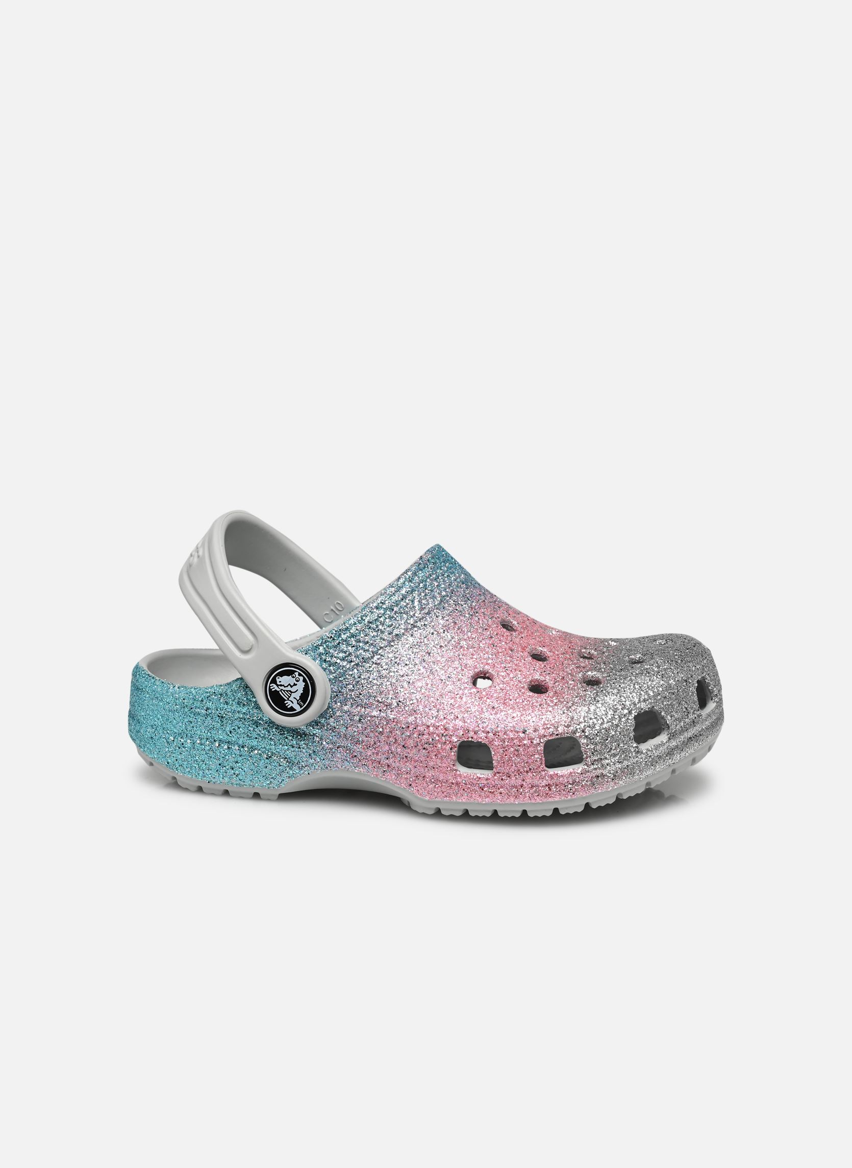 Pantoletten und Clogs Classic Glitter Clog mädchen mehrfarbig Crocs Pantoletten und Clogs Classic Glitter Clog mädchen mehrfarbig Shimmer/Multi