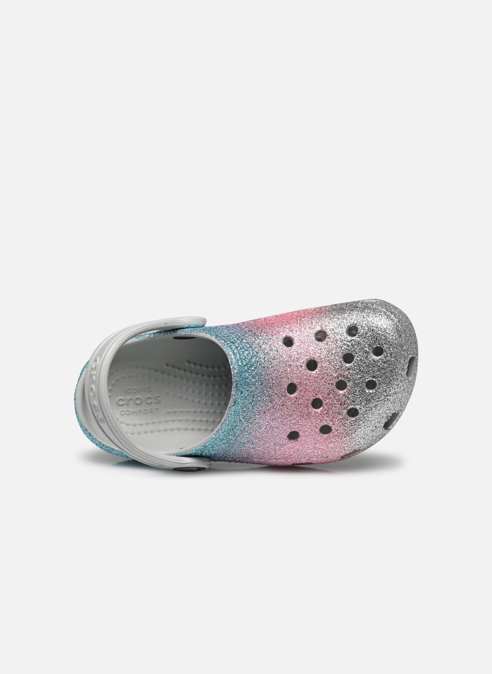 Pantoletten und Clogs Classic Glitter Clog mädchen mehrfarbig Crocs Pantoletten und Clogs Classic Glitter Clog mädchen mehrfarbig Shimmer/Multi