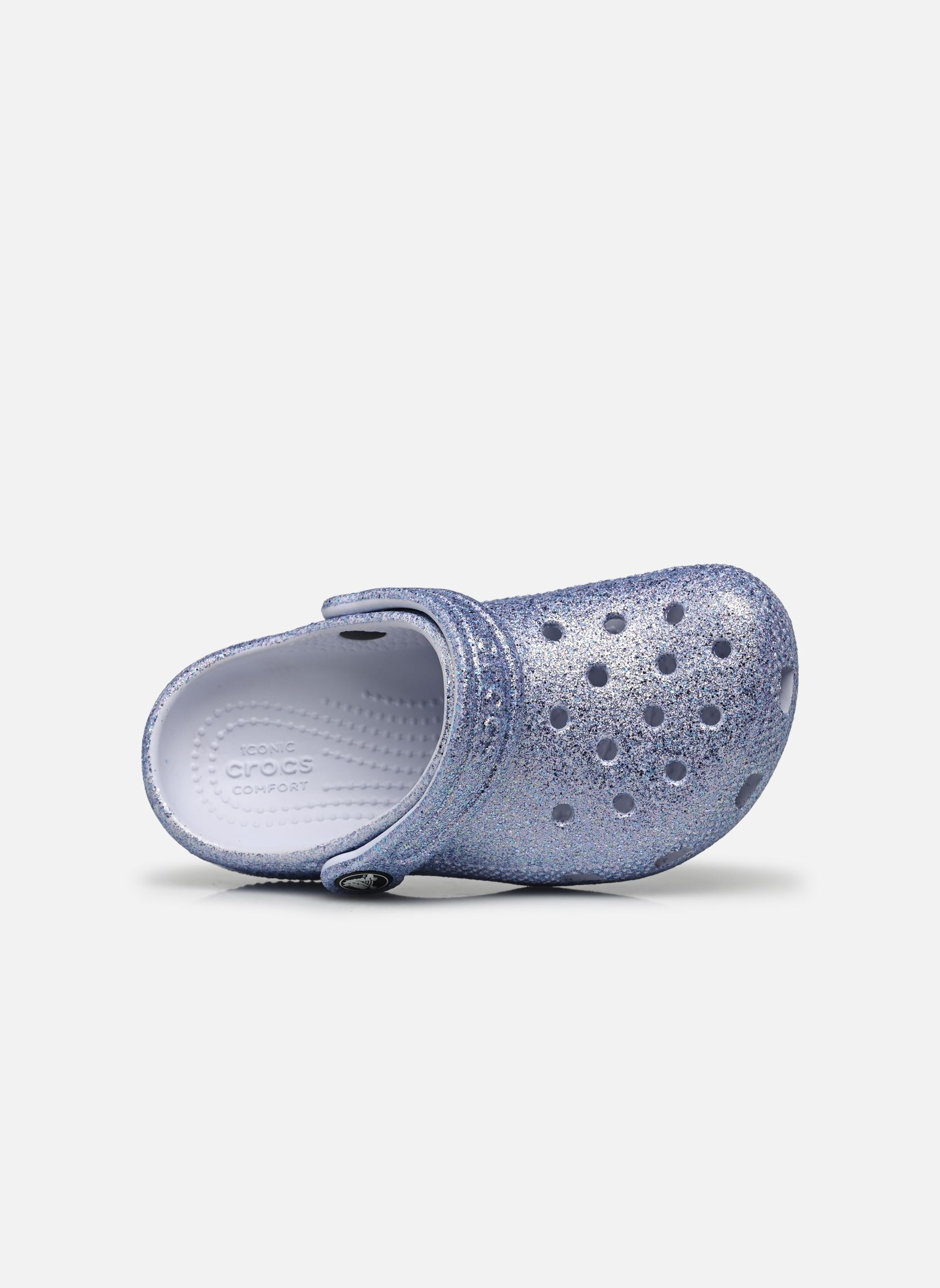 Zuecos y mules Classic Glitter Clog niña azul Crocs Zuecos y mules Classic Glitter Clog niña azul Frosted Glitter