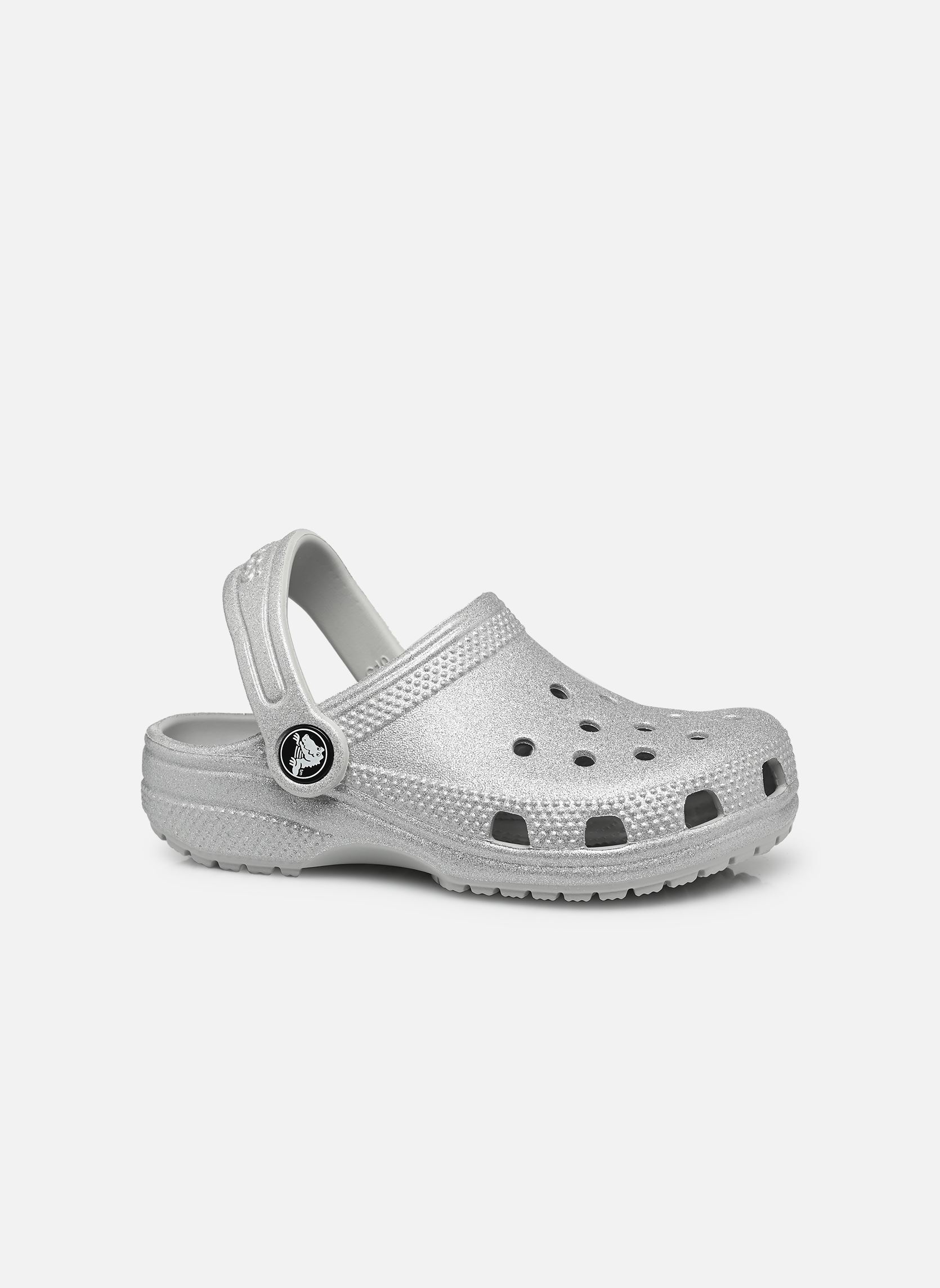 Zuecos y mules Classic Glitter Clog niña gris Crocs Zuecos y mules Classic Glitter Clog niña gris Silver glitter