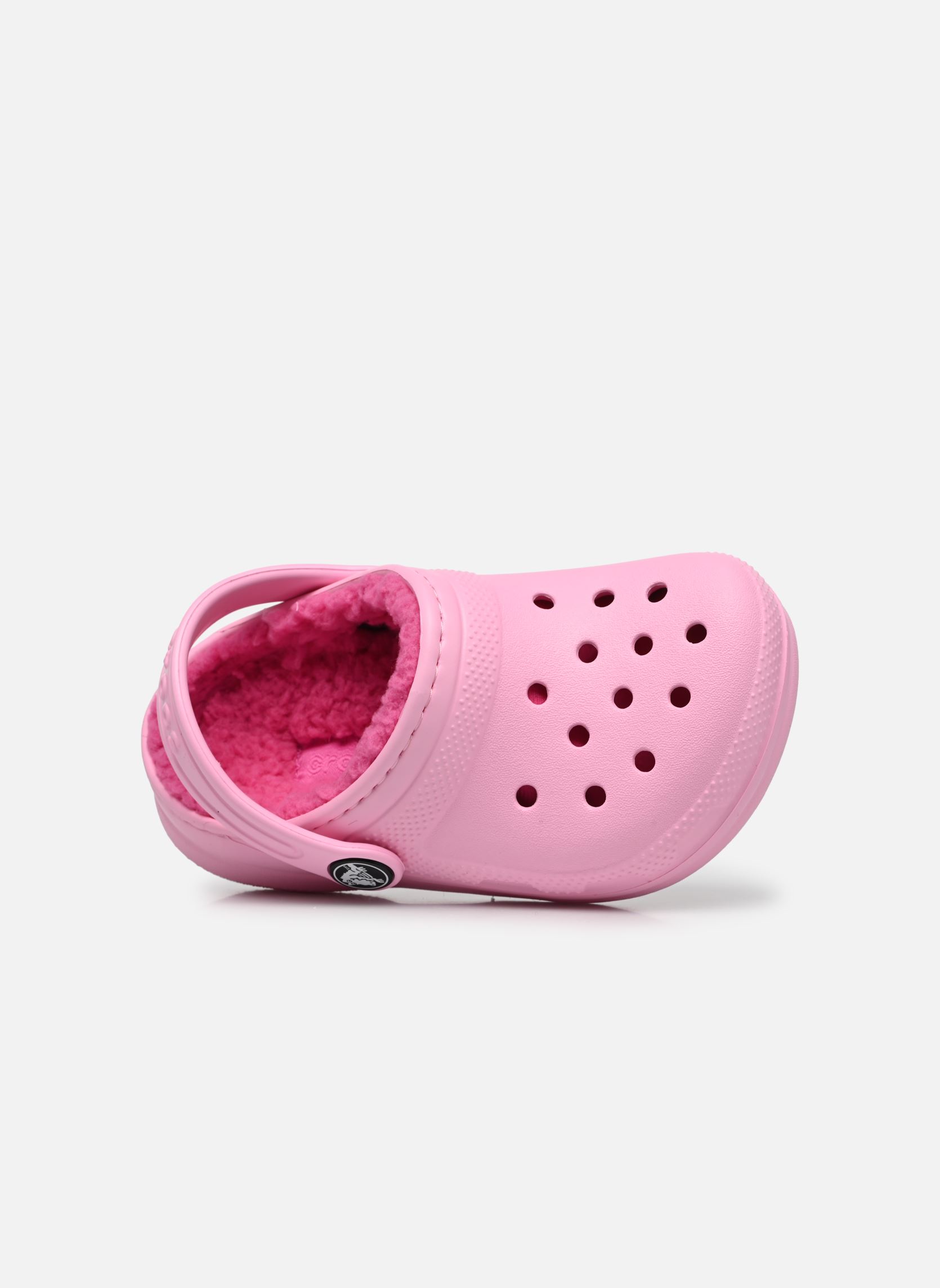 Mules et sabots Classic Lined Clog fille rose Crocs Mules et sabots Classic Lined Clog fille rose Flamingo