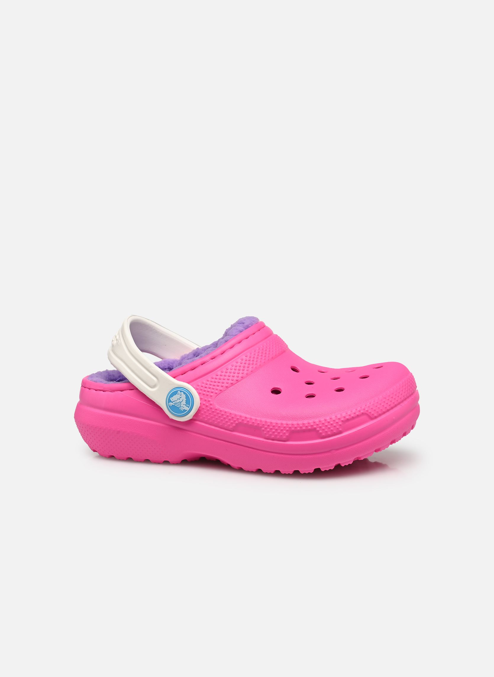 Pantoletten und Clogs Classic Lined Clog mädchen rosa Crocs Pantoletten und Clogs Classic Lined Clog mädchen rosa Pink Crush/Multi