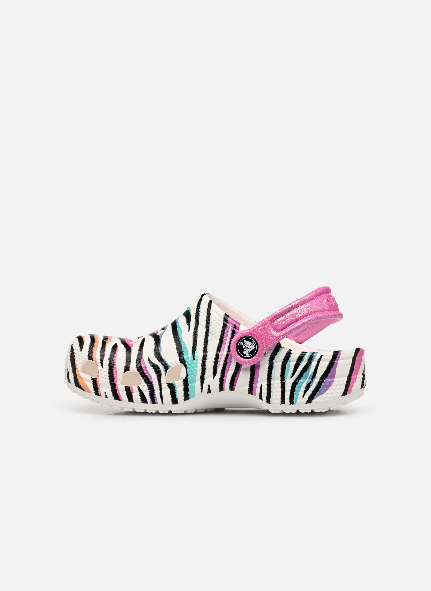 Pantoletten und Clogs Classic Animal Print Clog weiß Crocs Pantoletten und Clogs Classic Animal Print Clog weiß WHITE/MULTI