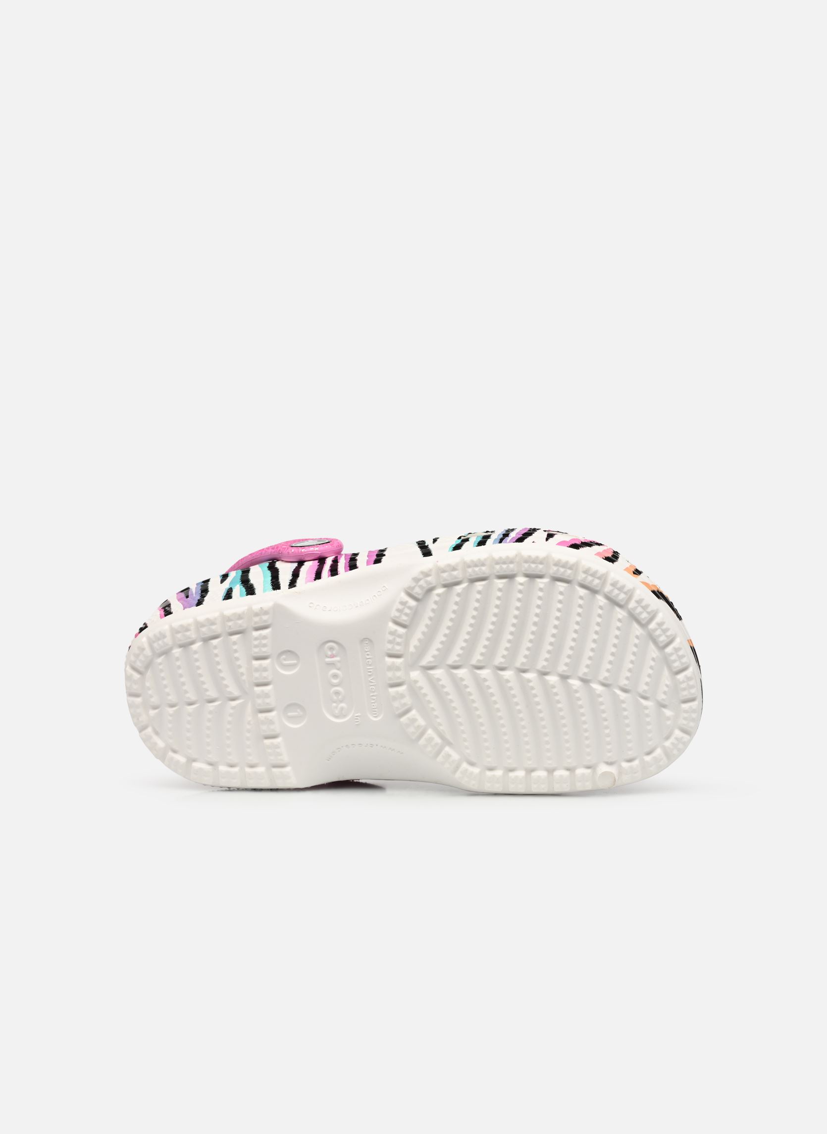 Pantoletten und Clogs Classic Animal Print Clog weiß Crocs Pantoletten und Clogs Classic Animal Print Clog weiß WHITE/MULTI