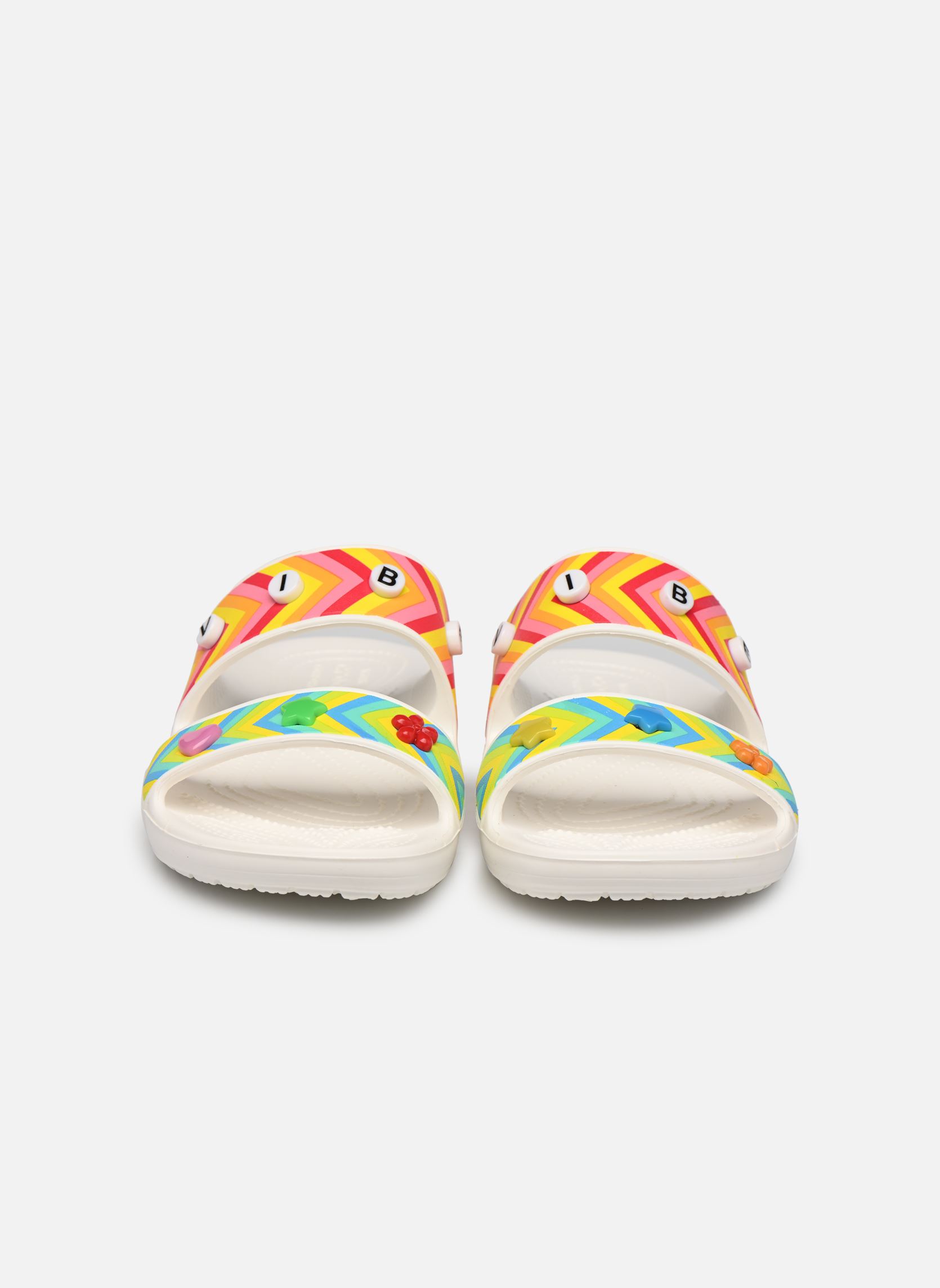 Mules Classic Crocs Festival Vibes W femme blanc Crocs Mules Classic Crocs Festival Vibes W femme blanc WHITE/MULTI