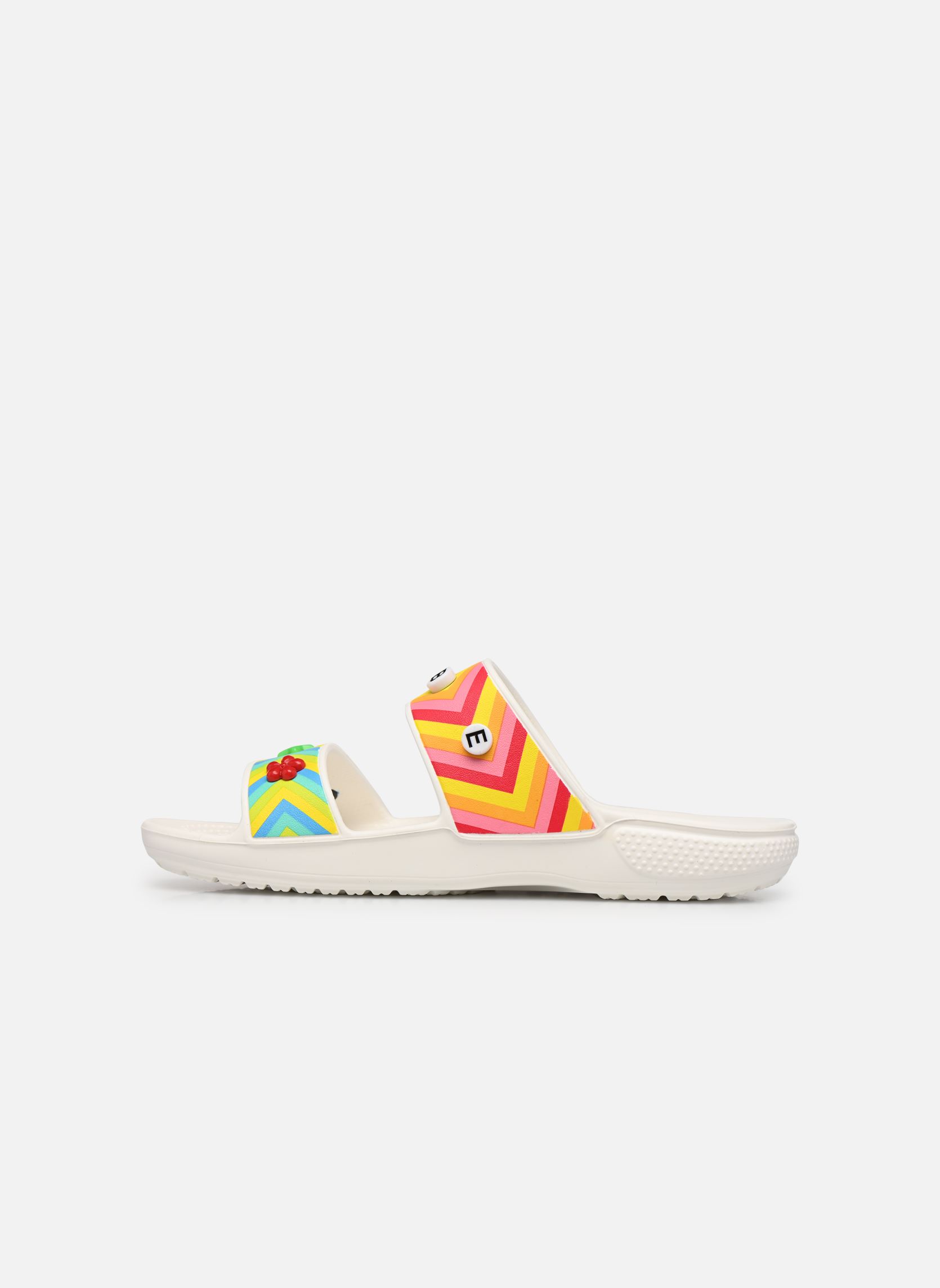 Mules Classic Crocs Festival Vibes W femme blanc Crocs Mules Classic Crocs Festival Vibes W femme blanc WHITE/MULTI