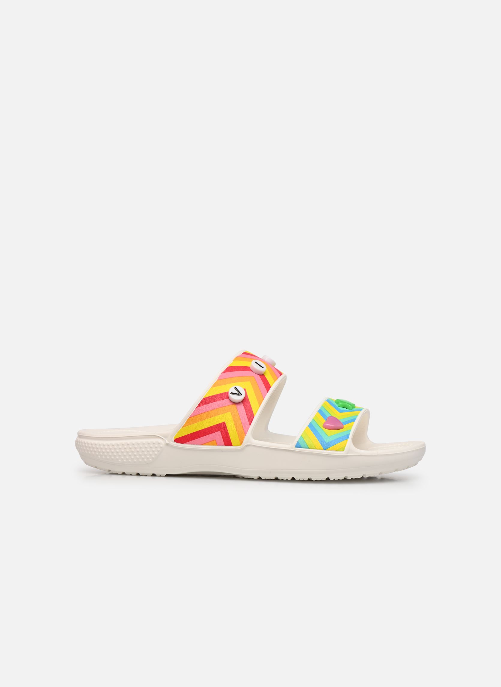 Mules Classic Crocs Festival Vibes W femme blanc Crocs Mules Classic Crocs Festival Vibes W femme blanc WHITE/MULTI