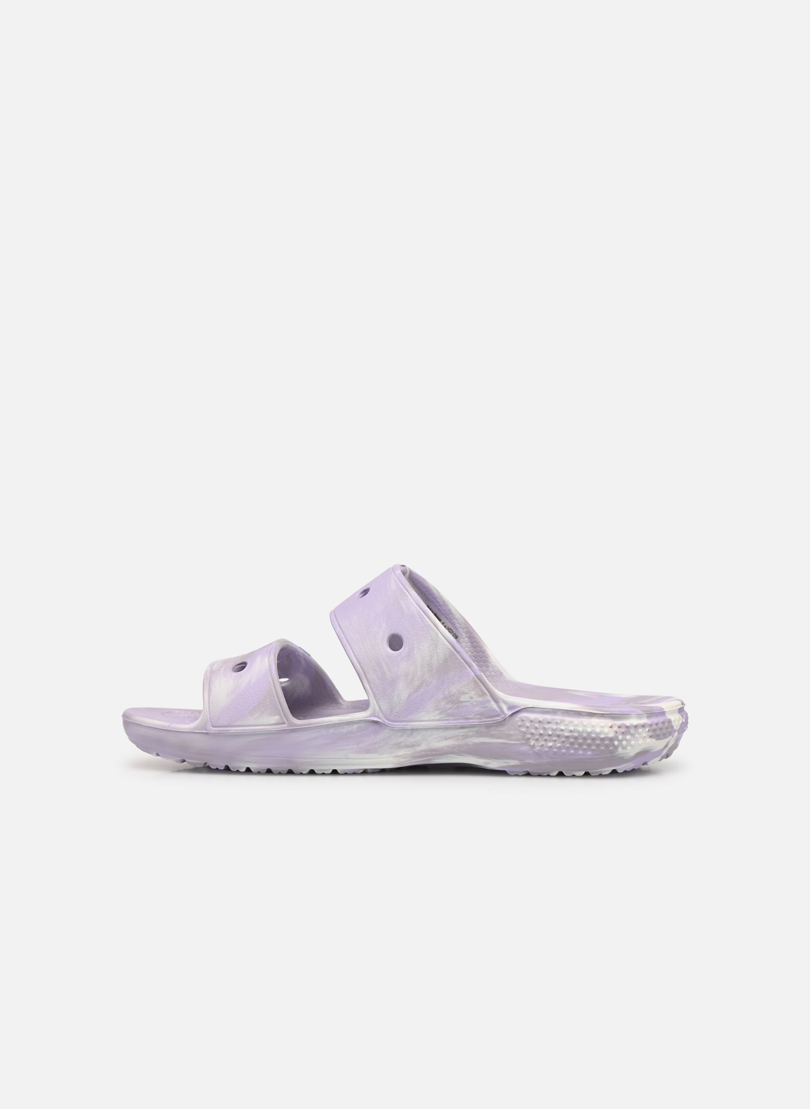 Strandsandalen Classic Crocs Marbled W dames paars Crocs Strandsandalen Classic Crocs Marbled W dames paars Lavender/Multi
