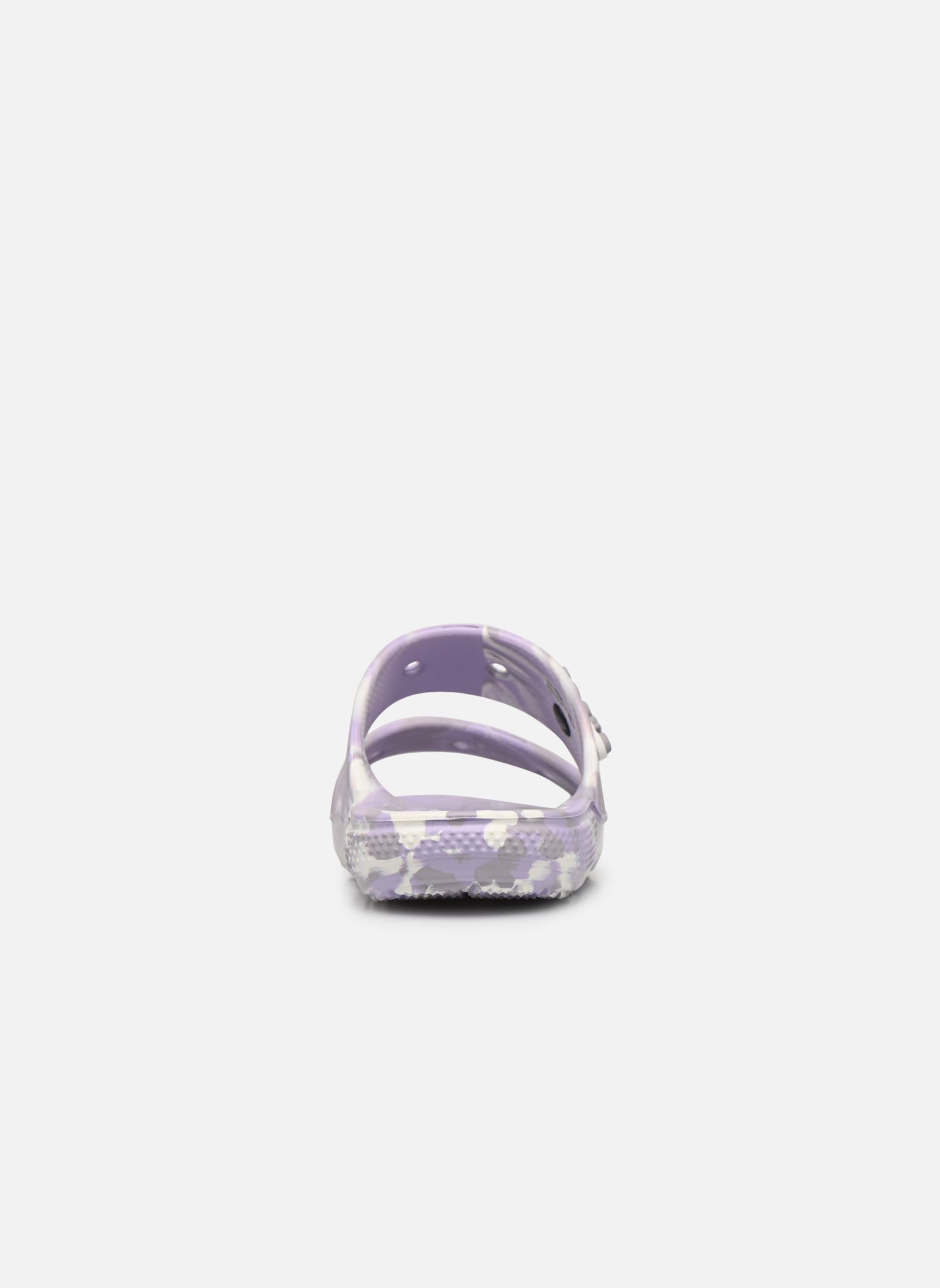 Strandsandalen Classic Crocs Marbled W dames paars Crocs Strandsandalen Classic Crocs Marbled W dames paars Lavender/Multi
