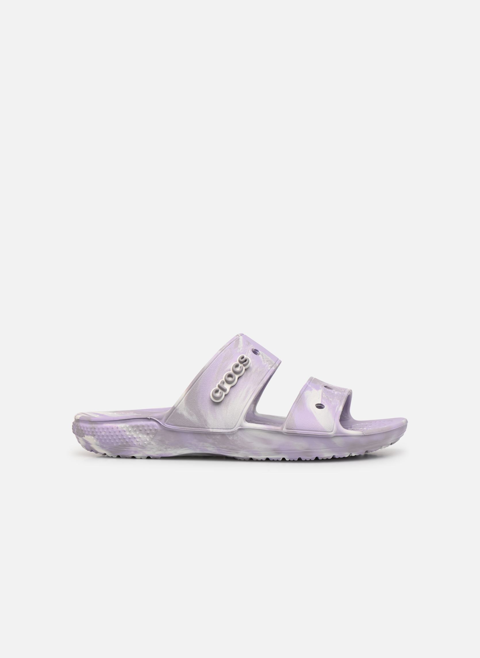 Strandsandalen Classic Crocs Marbled W dames paars Crocs Strandsandalen Classic Crocs Marbled W dames paars Lavender/Multi