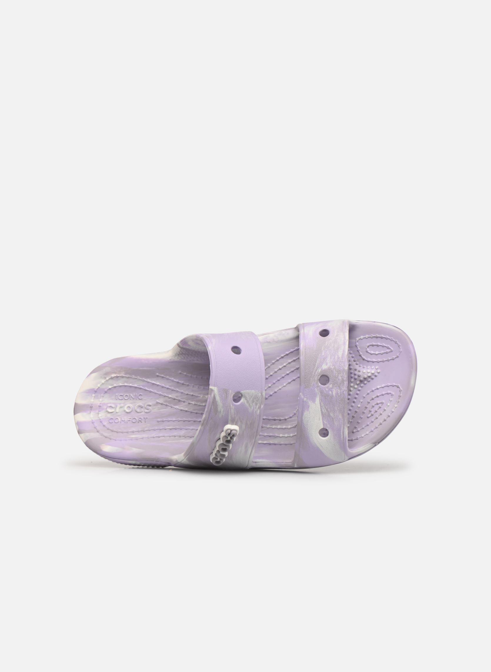 Strandsandalen Classic Crocs Marbled W dames paars Crocs Strandsandalen Classic Crocs Marbled W dames paars Lavender/Multi