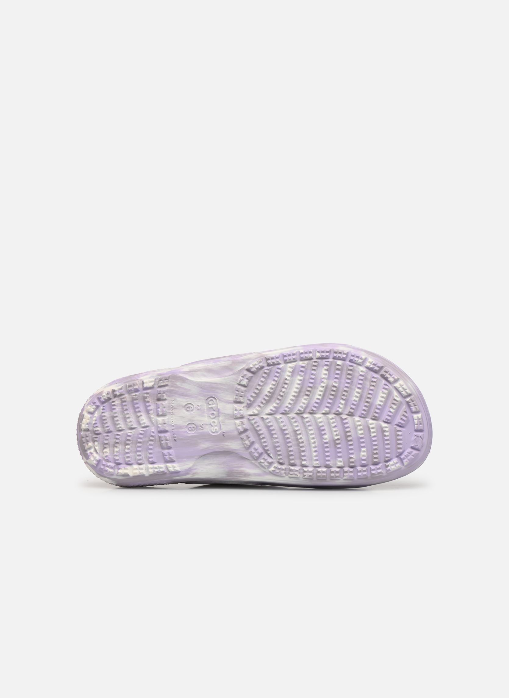 Strandsandalen Classic Crocs Marbled W dames paars Crocs Strandsandalen Classic Crocs Marbled W dames paars Lavender/Multi