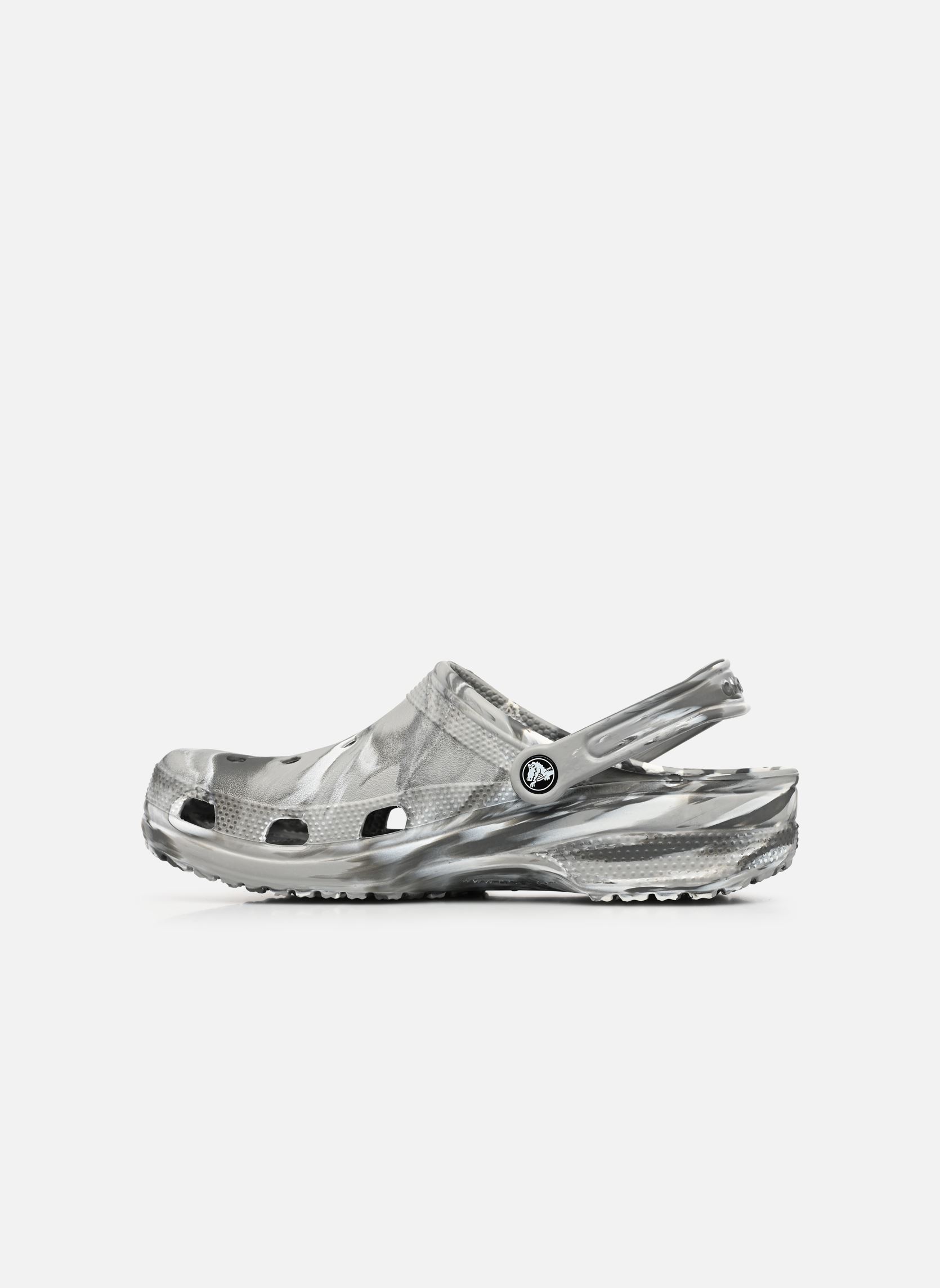 Mules Classic Marbled Clog M homme gris Crocs Mules Classic Marbled Clog M homme gris Light Grey/Multi