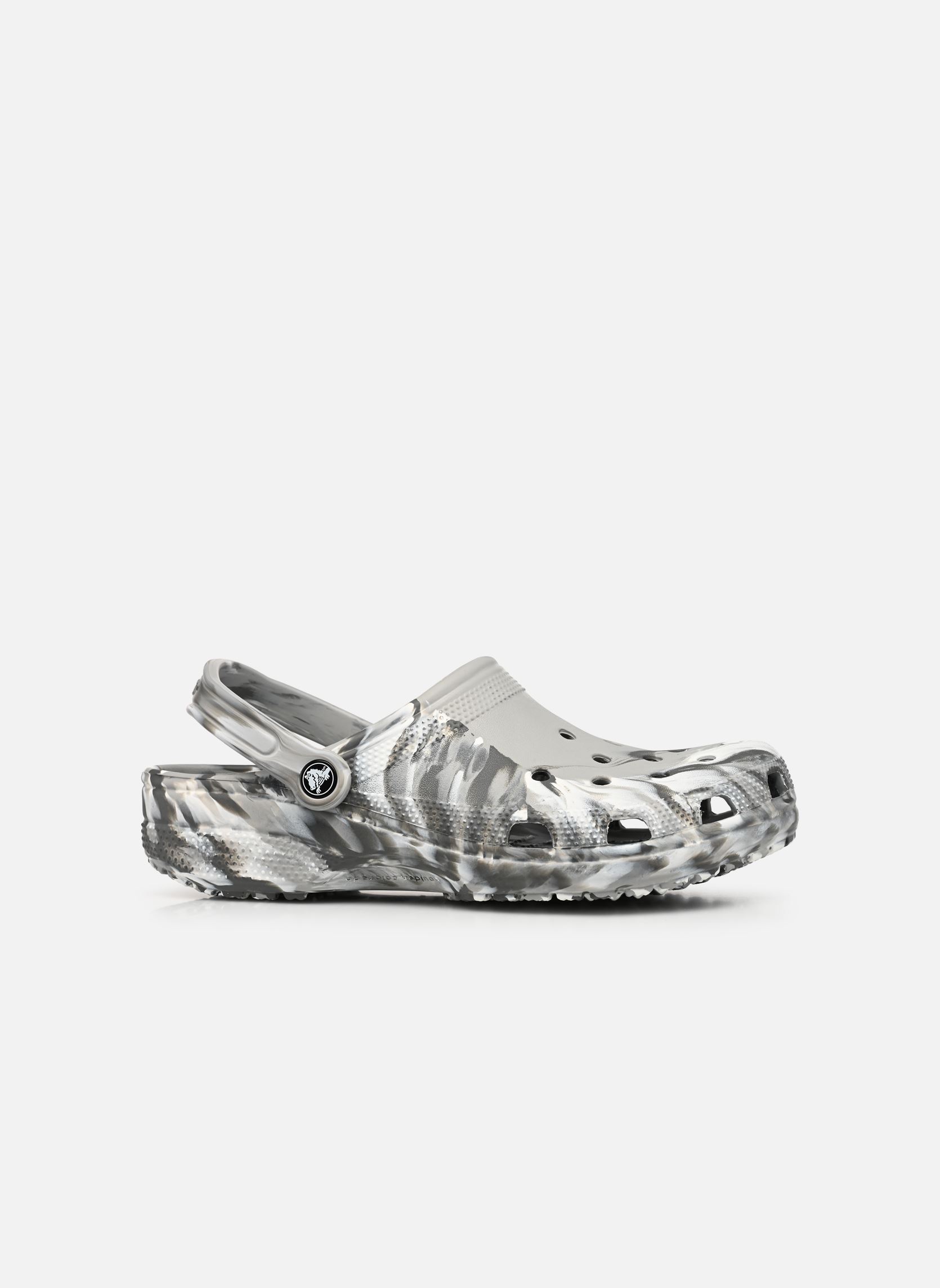 Mules Classic Marbled Clog M homme gris Crocs Mules Classic Marbled Clog M homme gris Light Grey/Multi