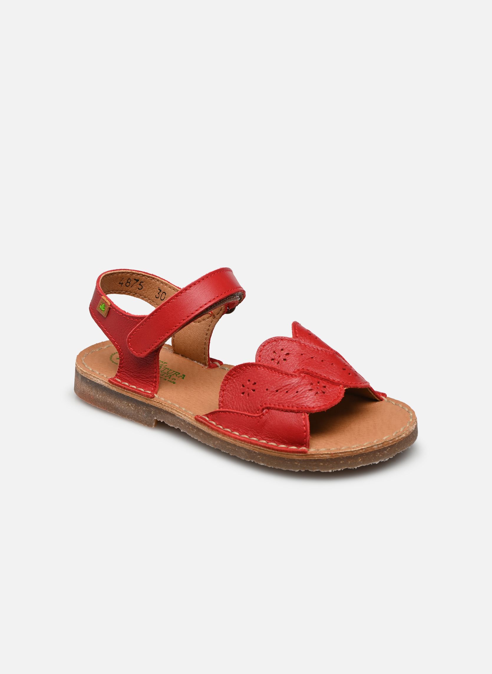 Sandales Ibiza 4875 fille rouge El Naturalista Sandales Ibiza 4875 fille rouge Rojo