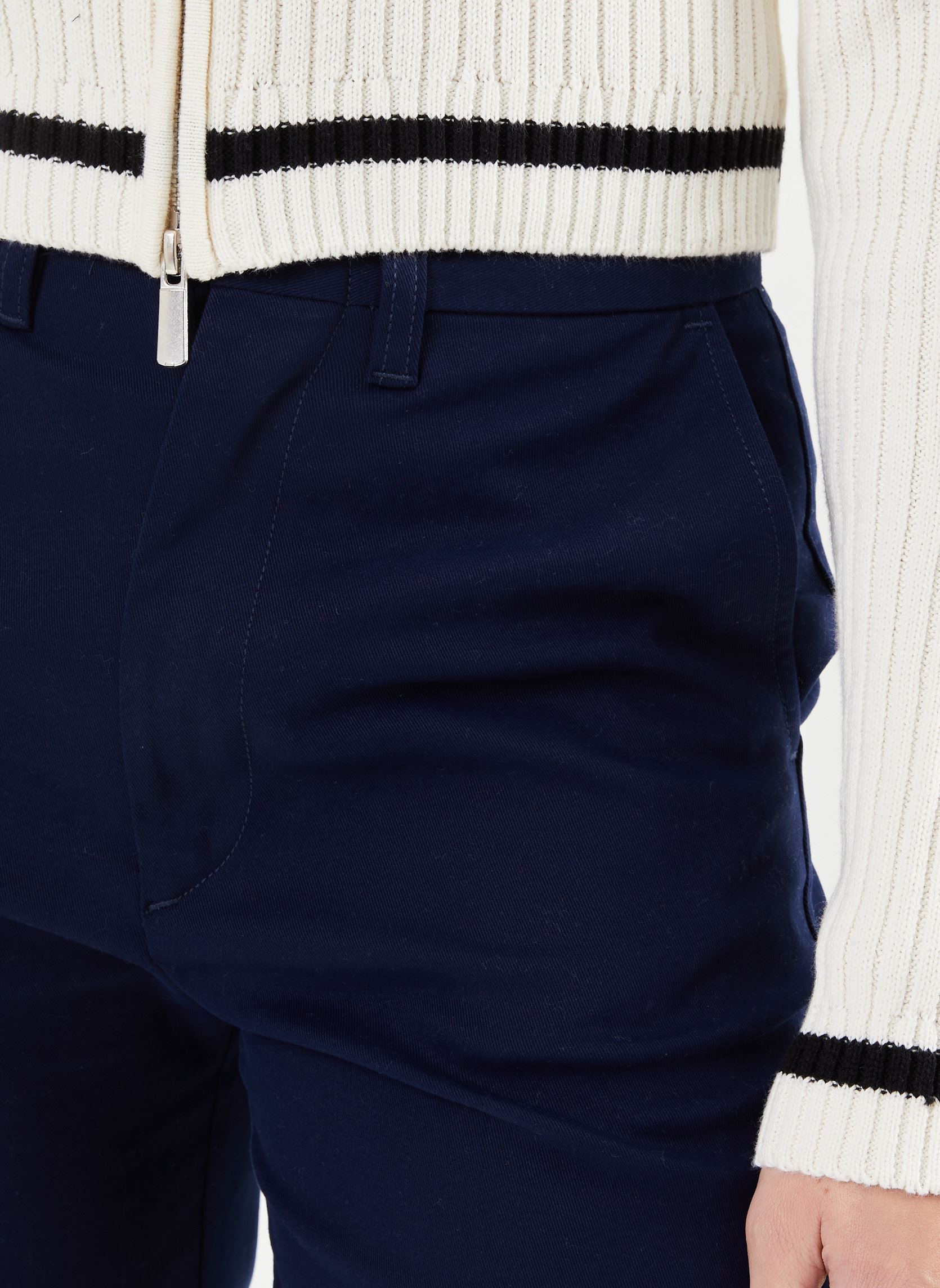 Pantalons larges Pantalon chino à jambe large femme bleu Polo Ralph Lauren Pantalons larges Pantalon chino à jambe large femme bleu NEWPORT NAVY