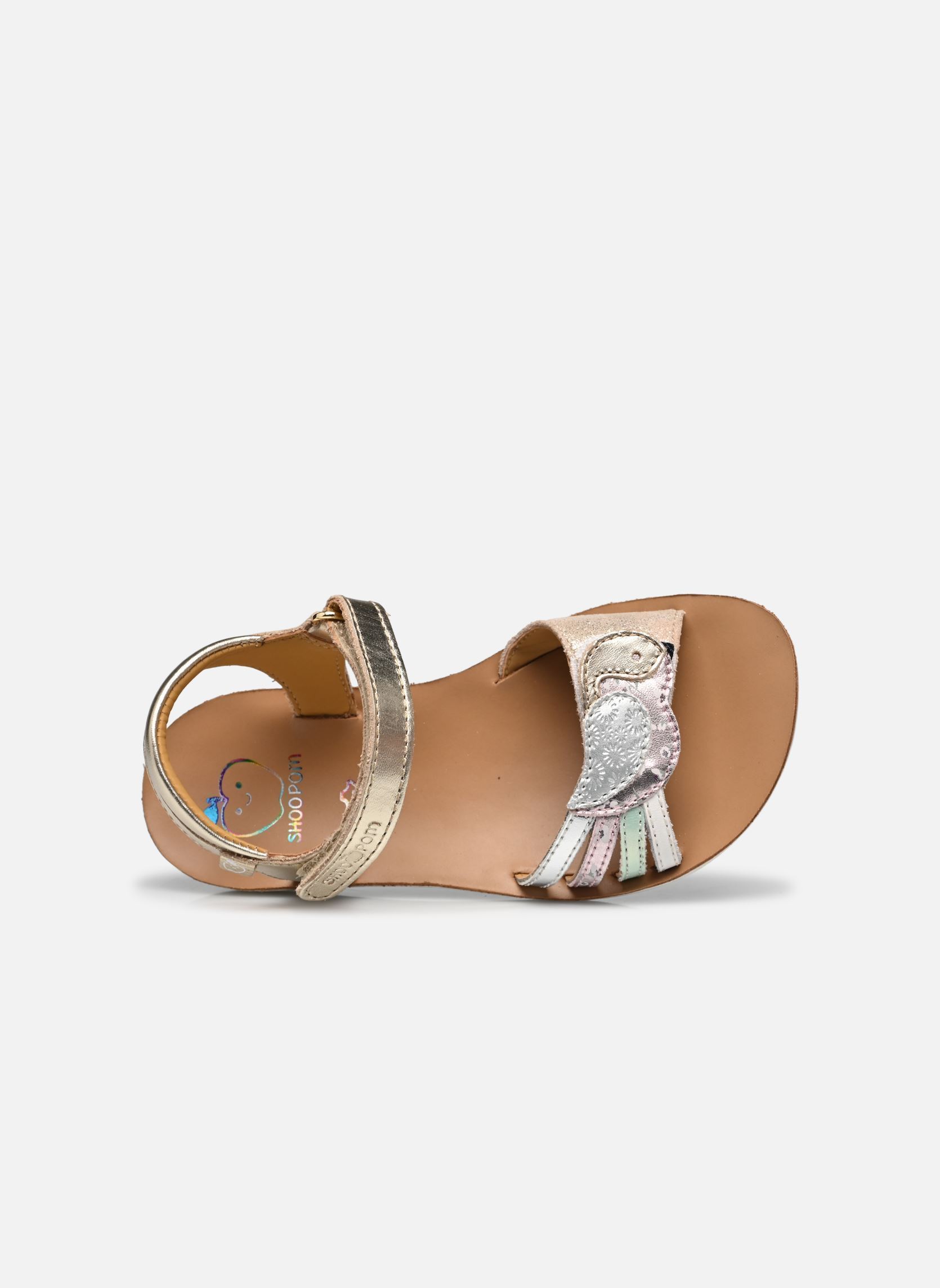 Sandalias Goa Piou niña oro y bronce Shoo Pom Sandalias Goa Piou niña oro y bronce PLATINE