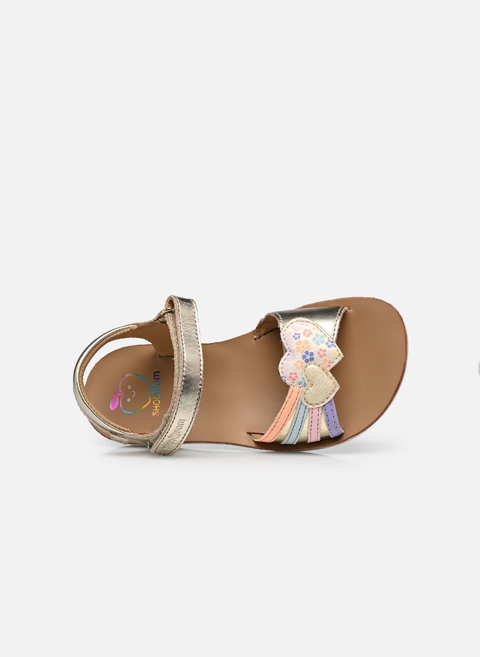 Sandalias Goa Heart niña plata Shoo Pom Sandalias Goa Heart niña plata PLATINE-MULTI