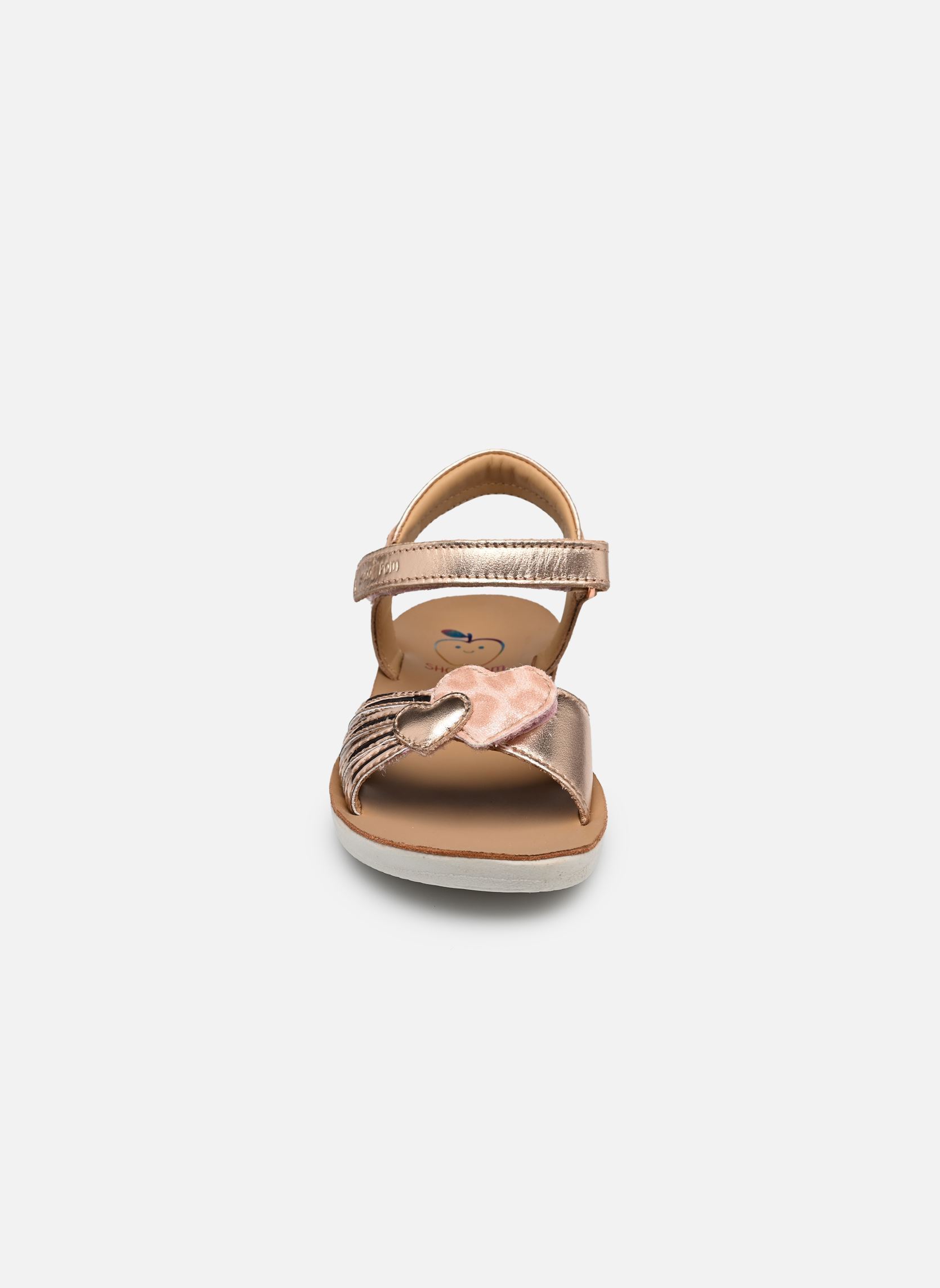 Sandalen Goa Heart mädchen silber Shoo Pom Sandalen Goa Heart mädchen silber CUIVRE-PINK