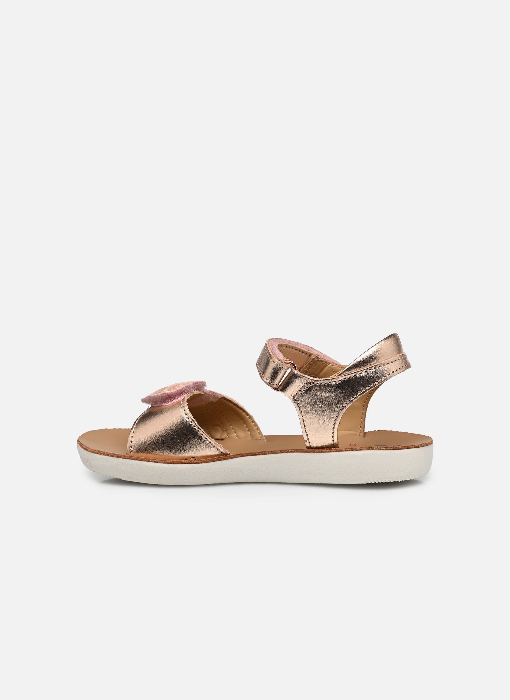Sandalen Goa Heart mädchen silber Shoo Pom Sandalen Goa Heart mädchen silber CUIVRE-PINK