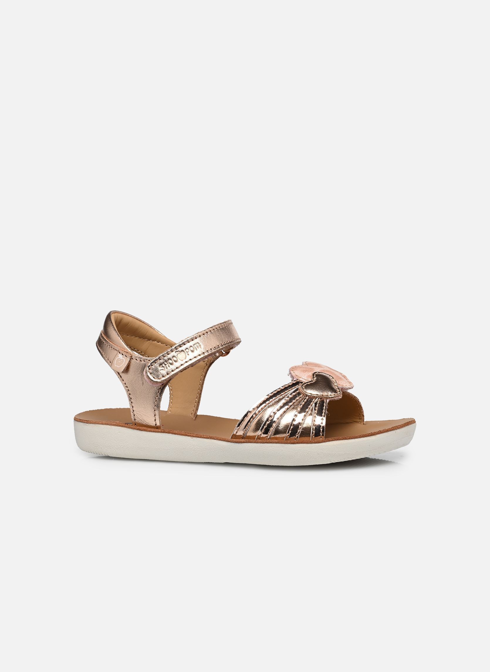 Sandalen Goa Heart mädchen silber Shoo Pom Sandalen Goa Heart mädchen silber CUIVRE-PINK