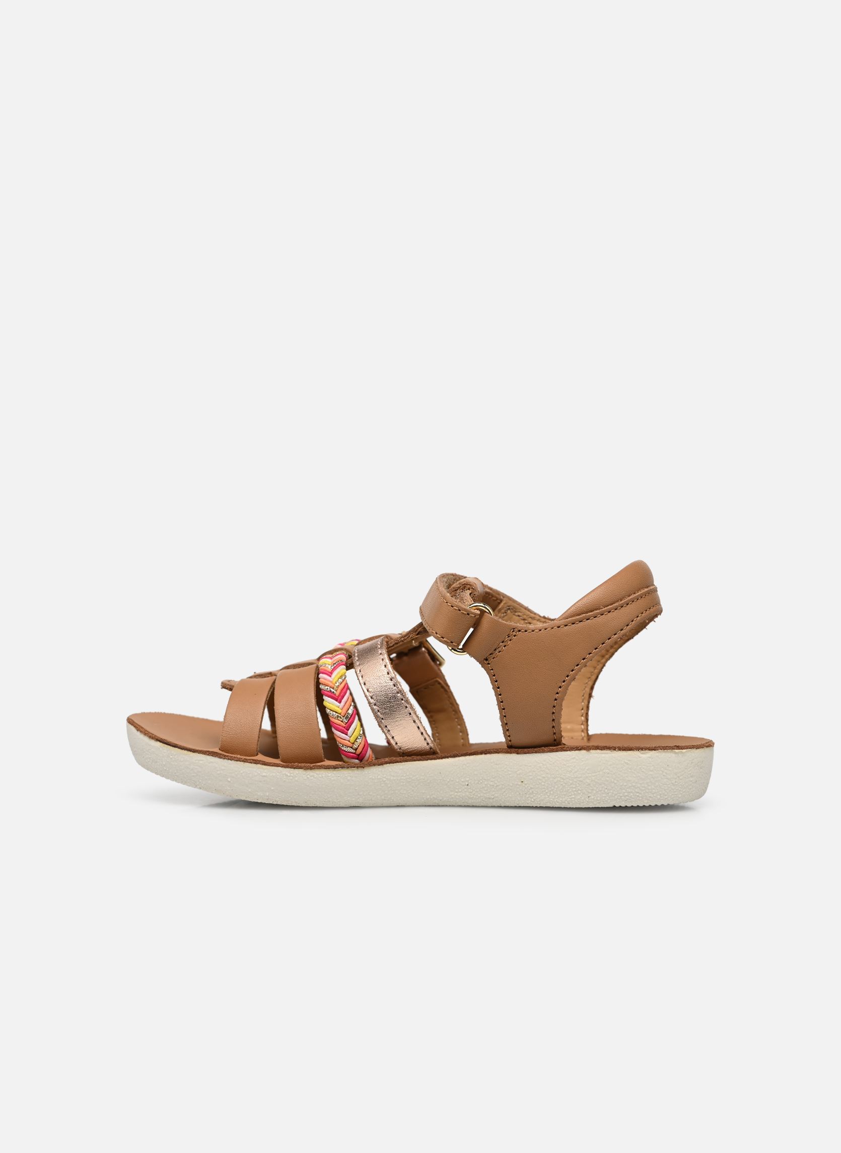 Sandales Goa Spart Nat fille marron Shoo Pom Sandales Goa Spart Nat fille marron LIGHT CAMEL/ COPPER/ MULTI SIL