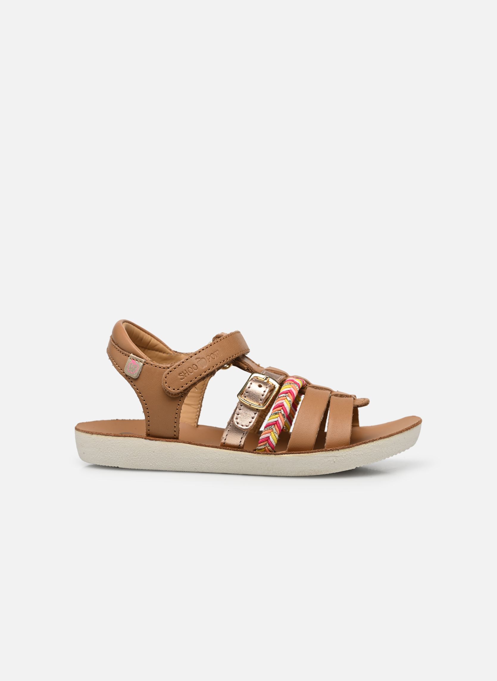 Sandales Goa Spart Nat fille marron Shoo Pom Sandales Goa Spart Nat fille marron LIGHT CAMEL/ COPPER/ MULTI SIL