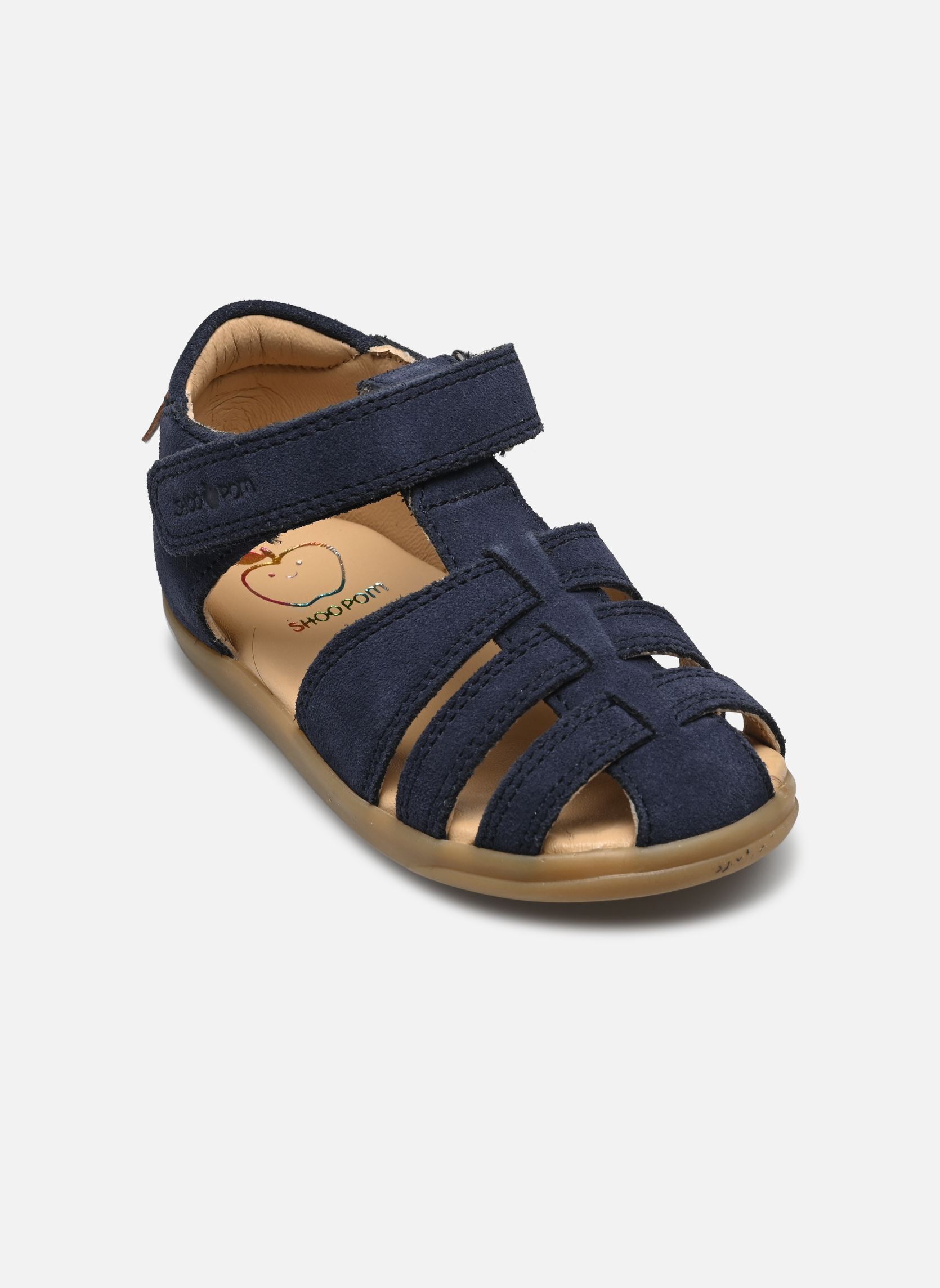 Sandalen Pika Tonton jungen blau Shoo Pom Sandalen Pika Tonton jungen blau SELVAGE