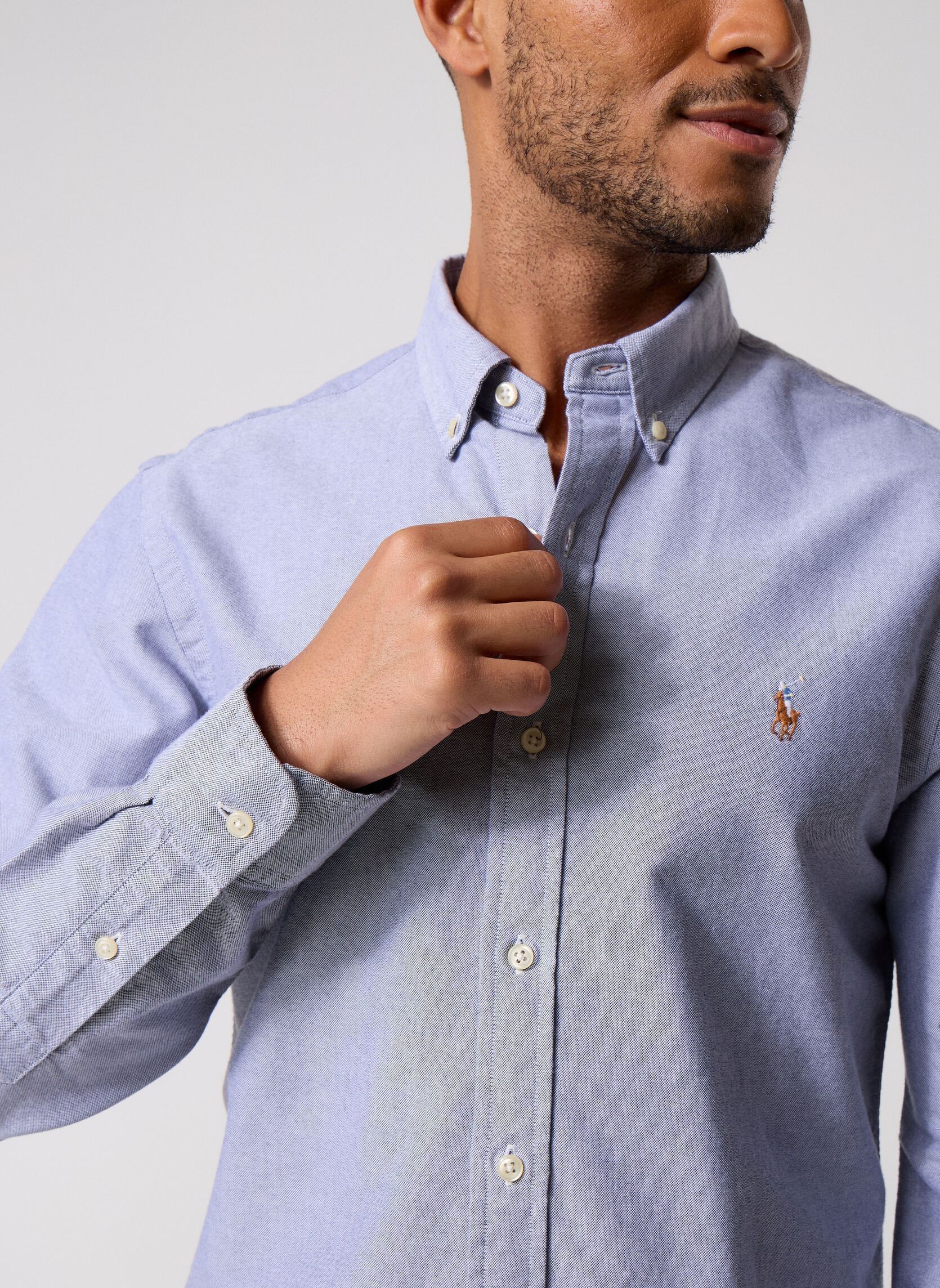 Hemden Chemise Oxford Cintrée 710792161 herren blau Polo Ralph Lauren Hemden Chemise Oxford Cintrée 710792161 herren blau NAVY