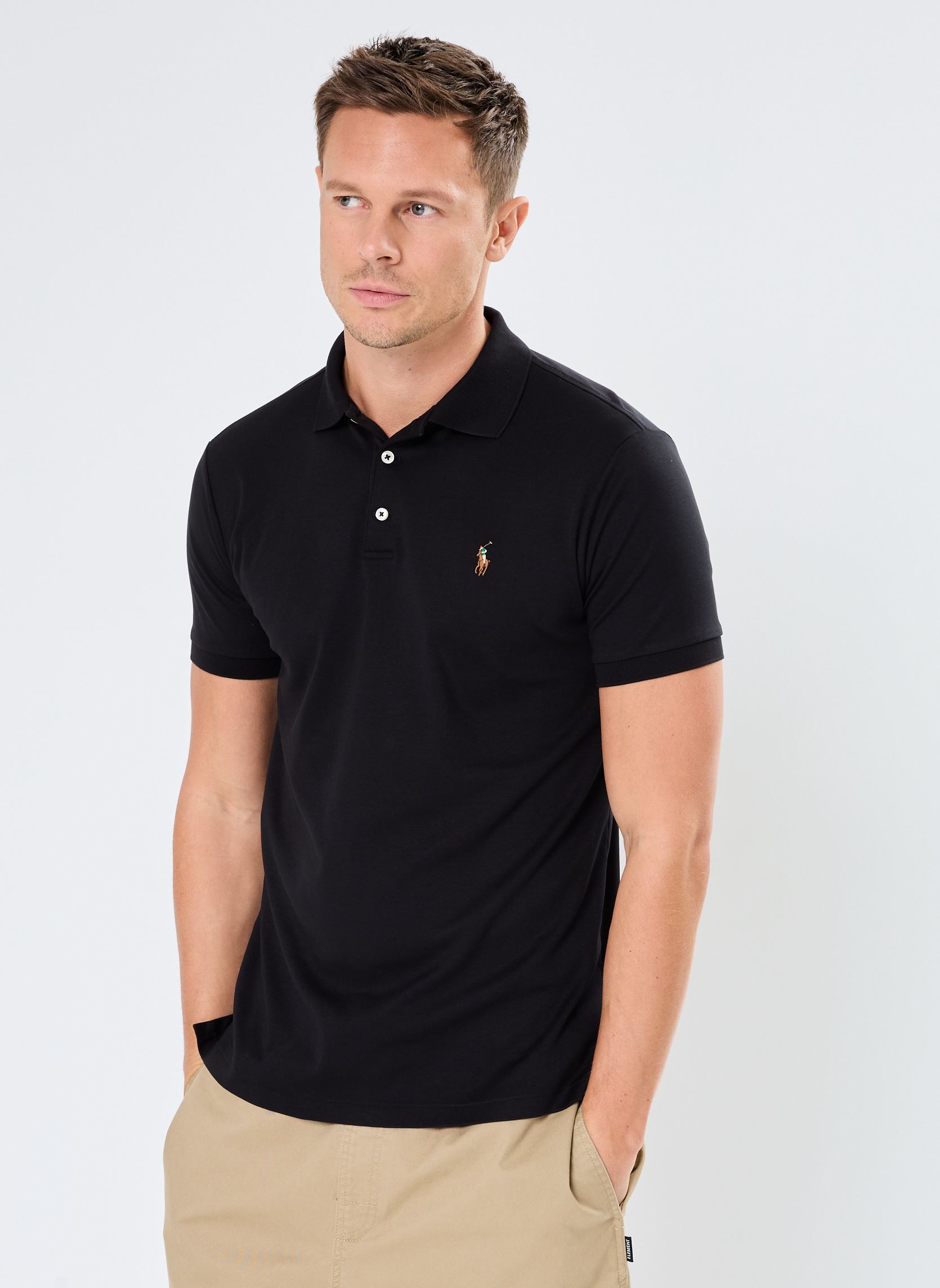 Polo Polo Ralph Lauren POLO COUPE DROITE EN PIMA COTON EU - vue 10