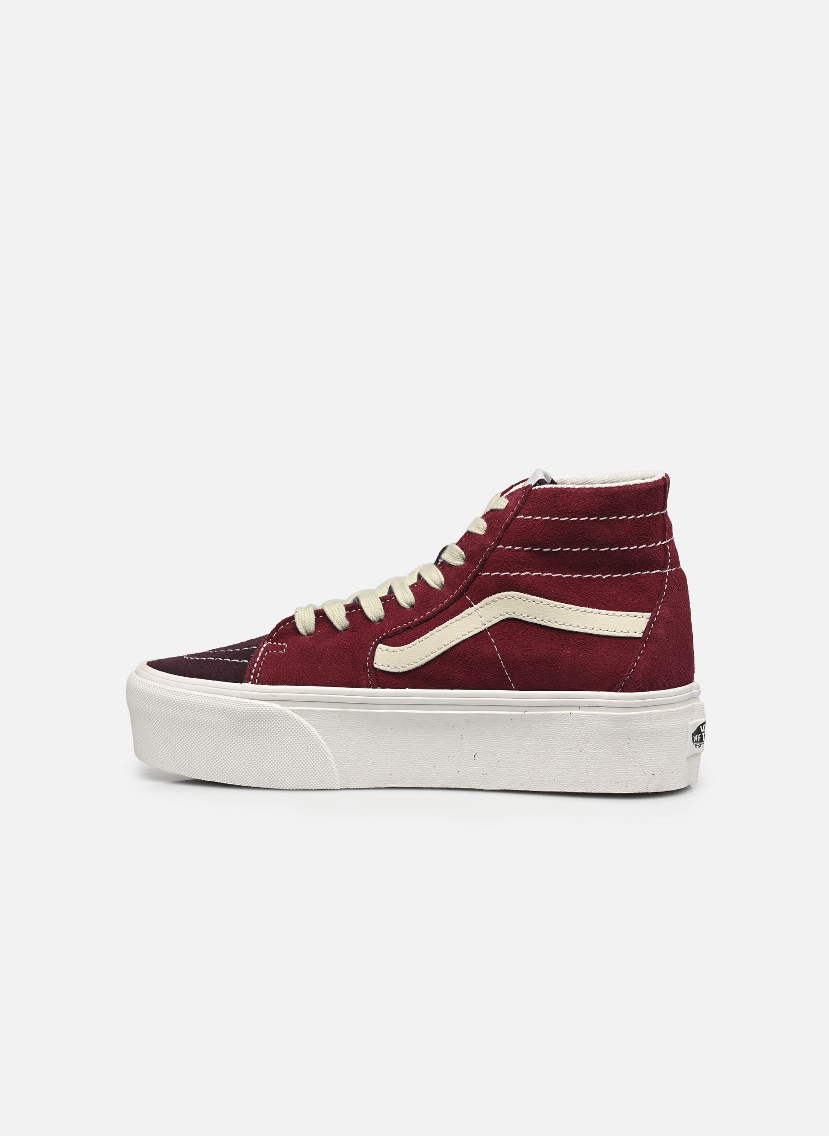 Baskets toile UA SK8-Hi Tapered Stackform W femme bordeaux Vans Baskets toile UA SK8-Hi Tapered Stackform W femme bordeaux VARSITY SUEDE TAWNY PORT