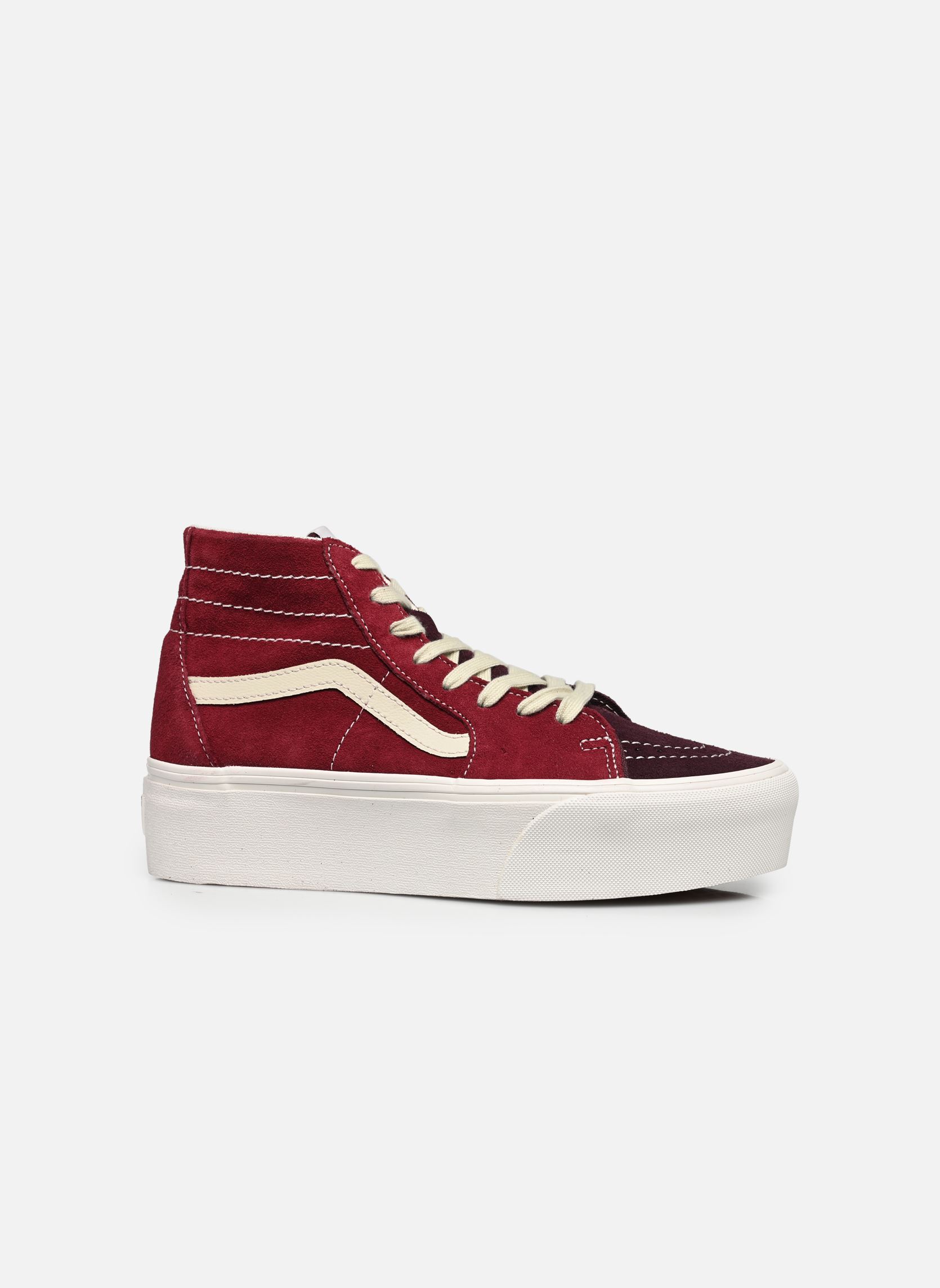 Baskets toile UA SK8-Hi Tapered Stackform W femme bordeaux Vans Baskets toile UA SK8-Hi Tapered Stackform W femme bordeaux VARSITY SUEDE TAWNY PORT