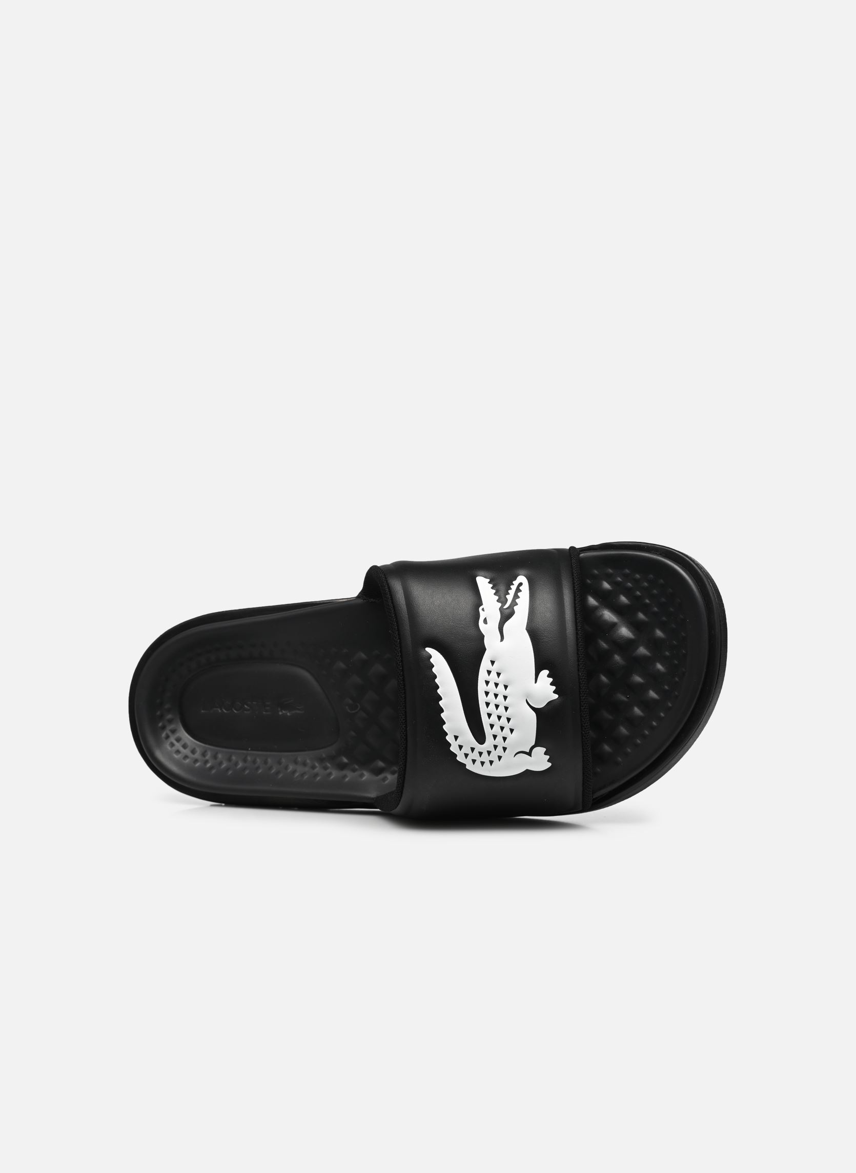 Badslippers Croco Dualiste 0922 1 Cma heren zwart Lacoste Badslippers Croco Dualiste 0922 1 Cma heren zwart blk/wht