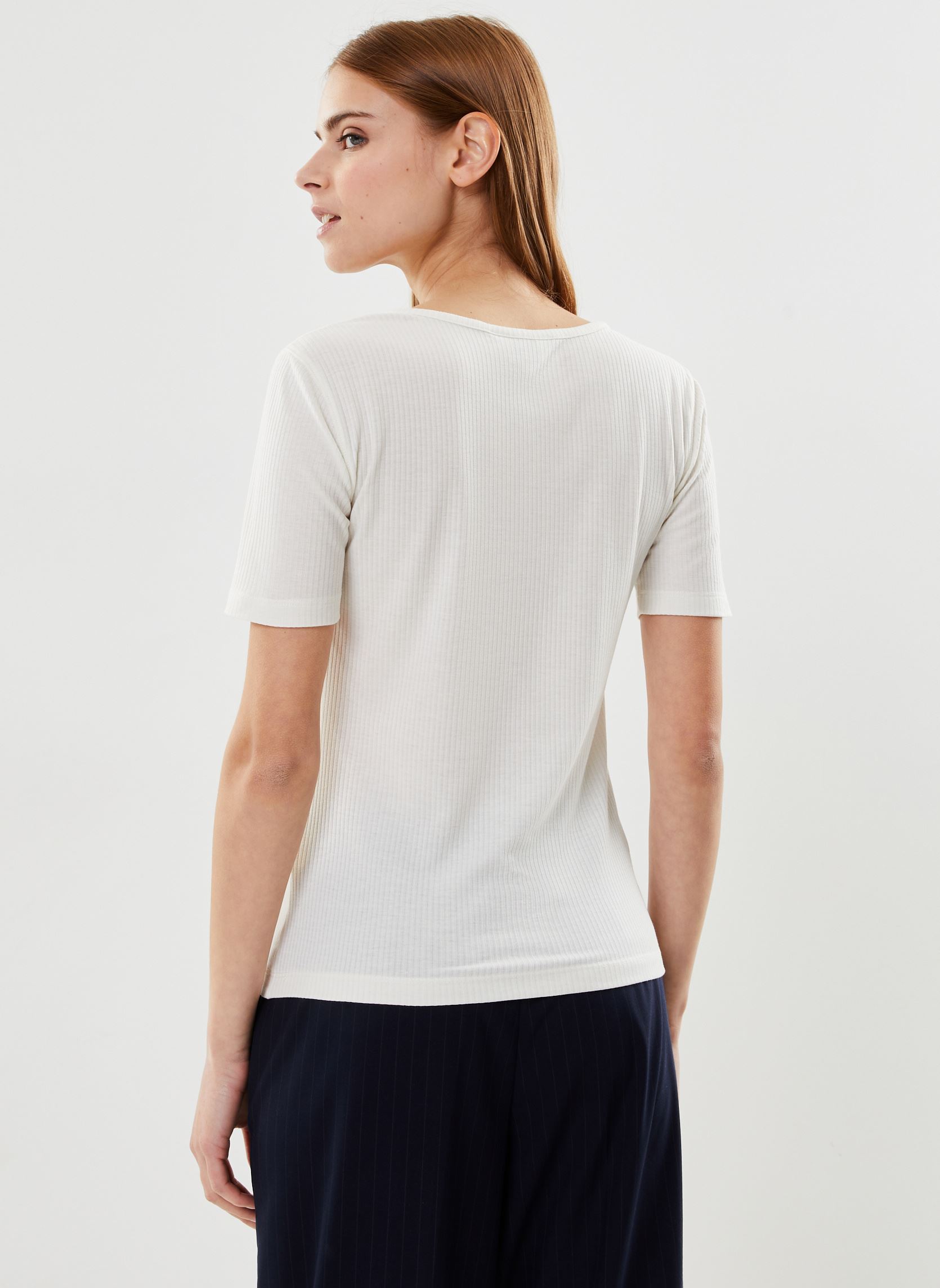 T-shirts Ss Henley Ecru dames wit Lee T-shirts Ss Henley Ecru dames wit ECRU