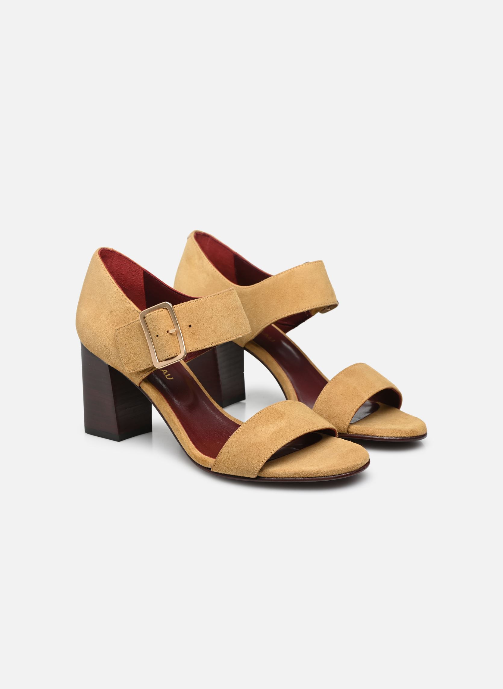 Sandalen Oka damen gelb Avril Gau Sandalen Oka damen gelb SUEDE CHAMOIS
