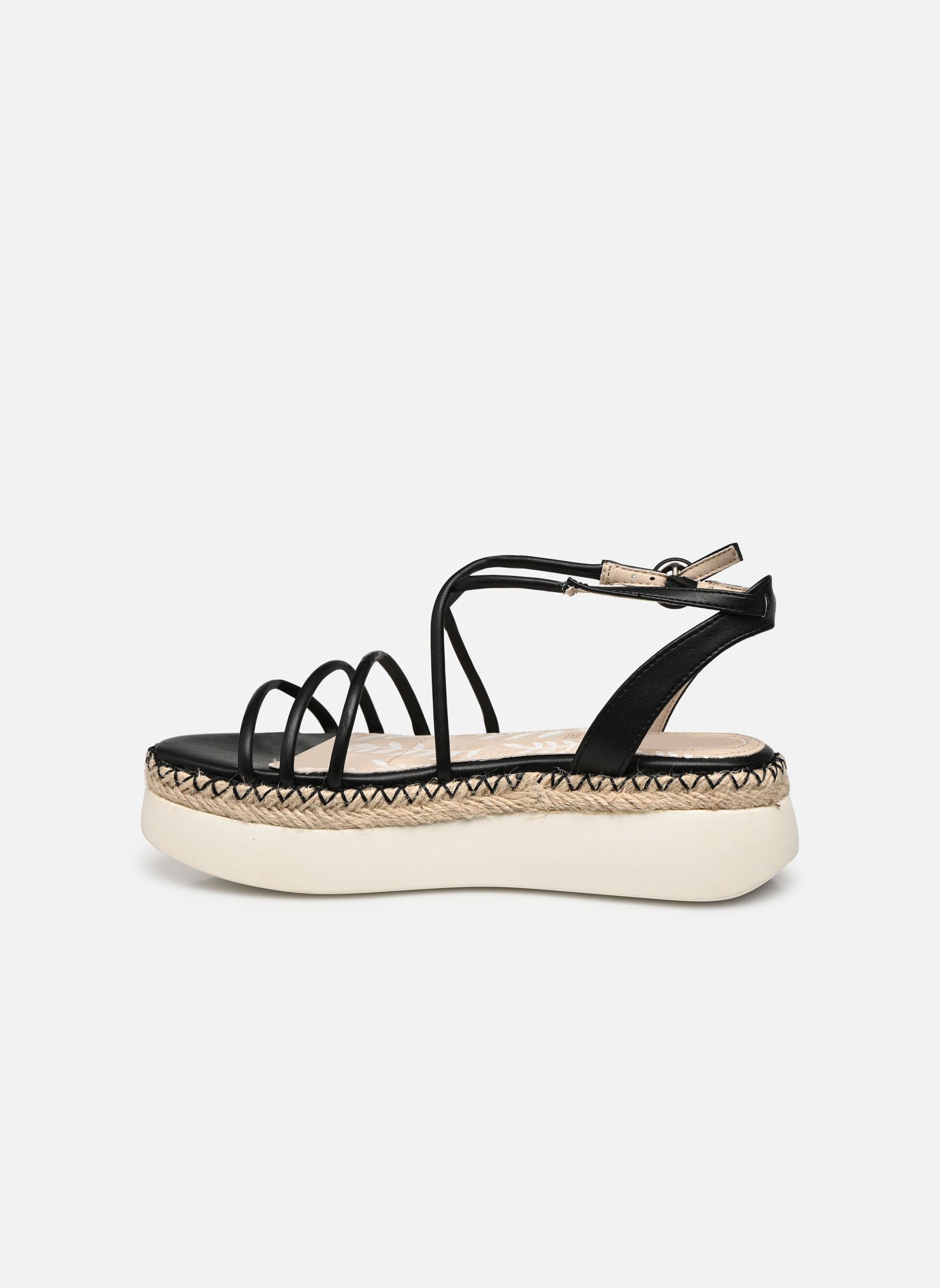 Sandali con zeppa e plateau MOE 50677 donna nero MTNG Sandali con zeppa e plateau MOE 50677 donna nero GUANSHUN NEGRO