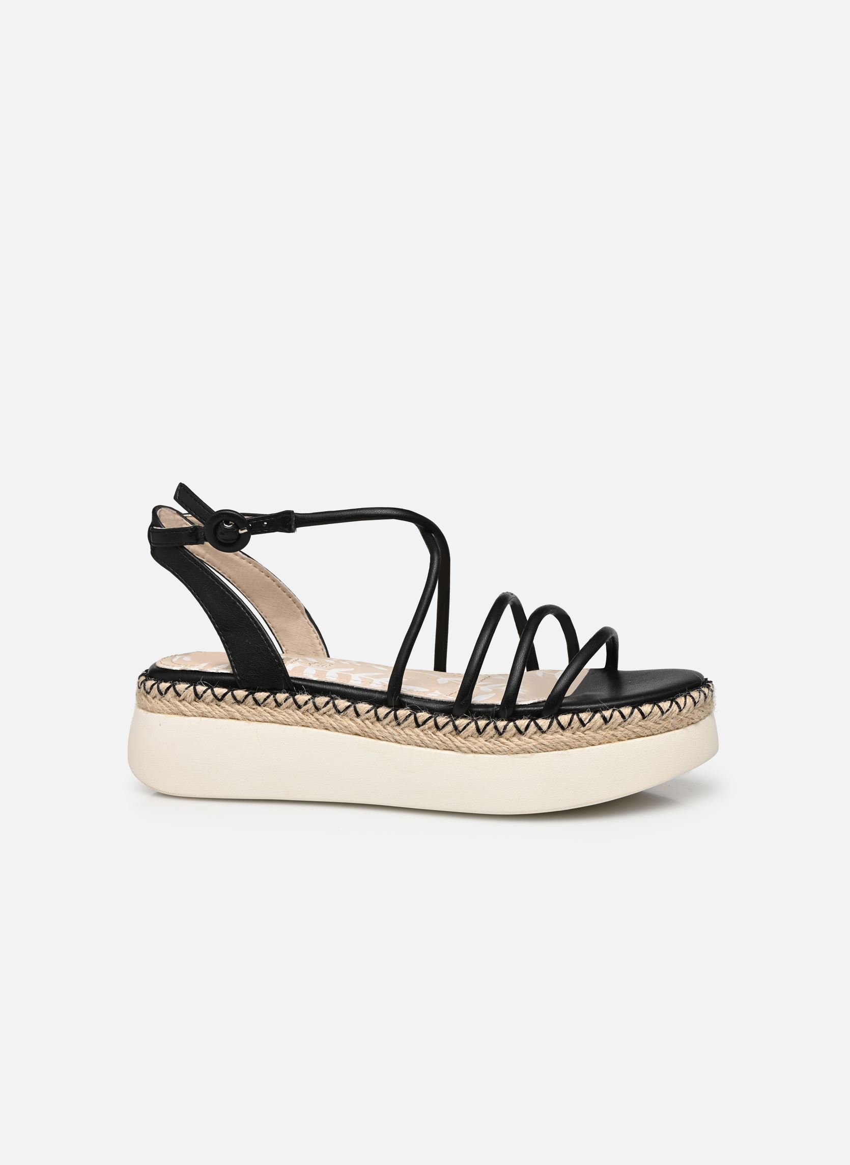 Sandali con zeppa e plateau MOE 50677 donna nero MTNG Sandali con zeppa e plateau MOE 50677 donna nero GUANSHUN NEGRO
