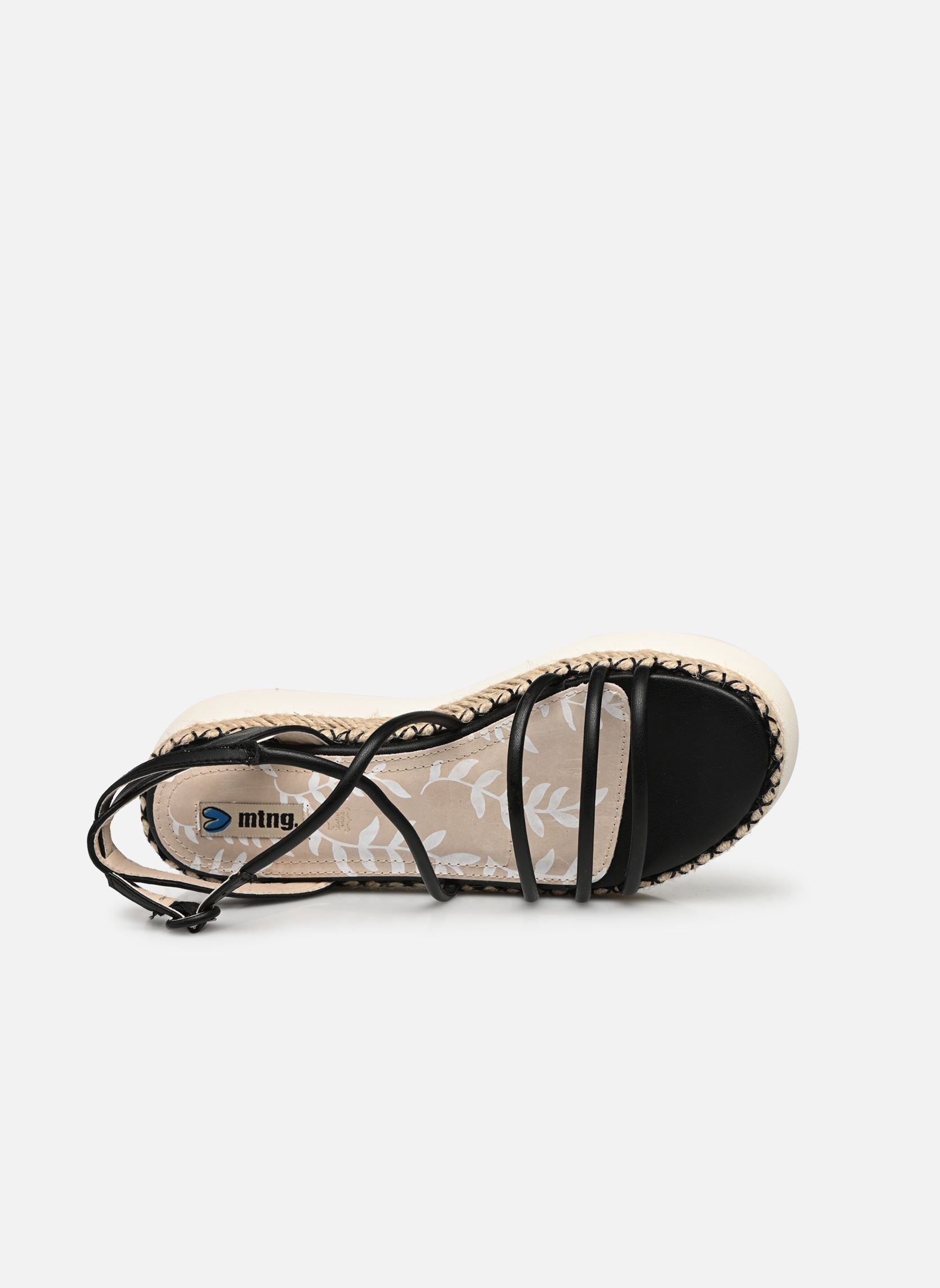 Sandali con zeppa e plateau MOE 50677 donna nero MTNG Sandali con zeppa e plateau MOE 50677 donna nero GUANSHUN NEGRO