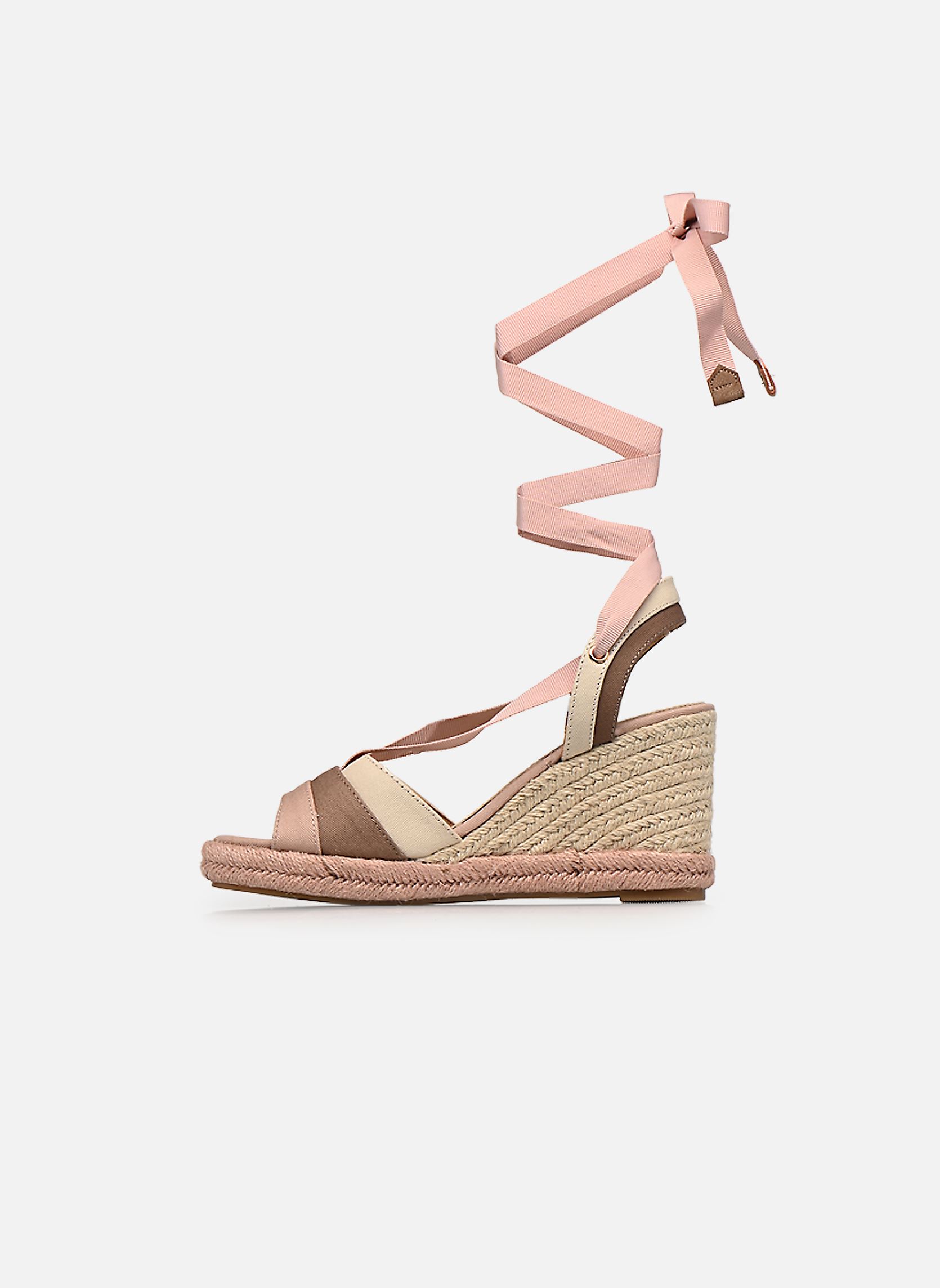 Sandalias y plataformas de cuña LOUISA 50490 mujer beige MTNG Sandalias y plataformas de cuña LOUISA 50490 mujer beige RF TEX NUDE / MAQUILLAJE / BLA
