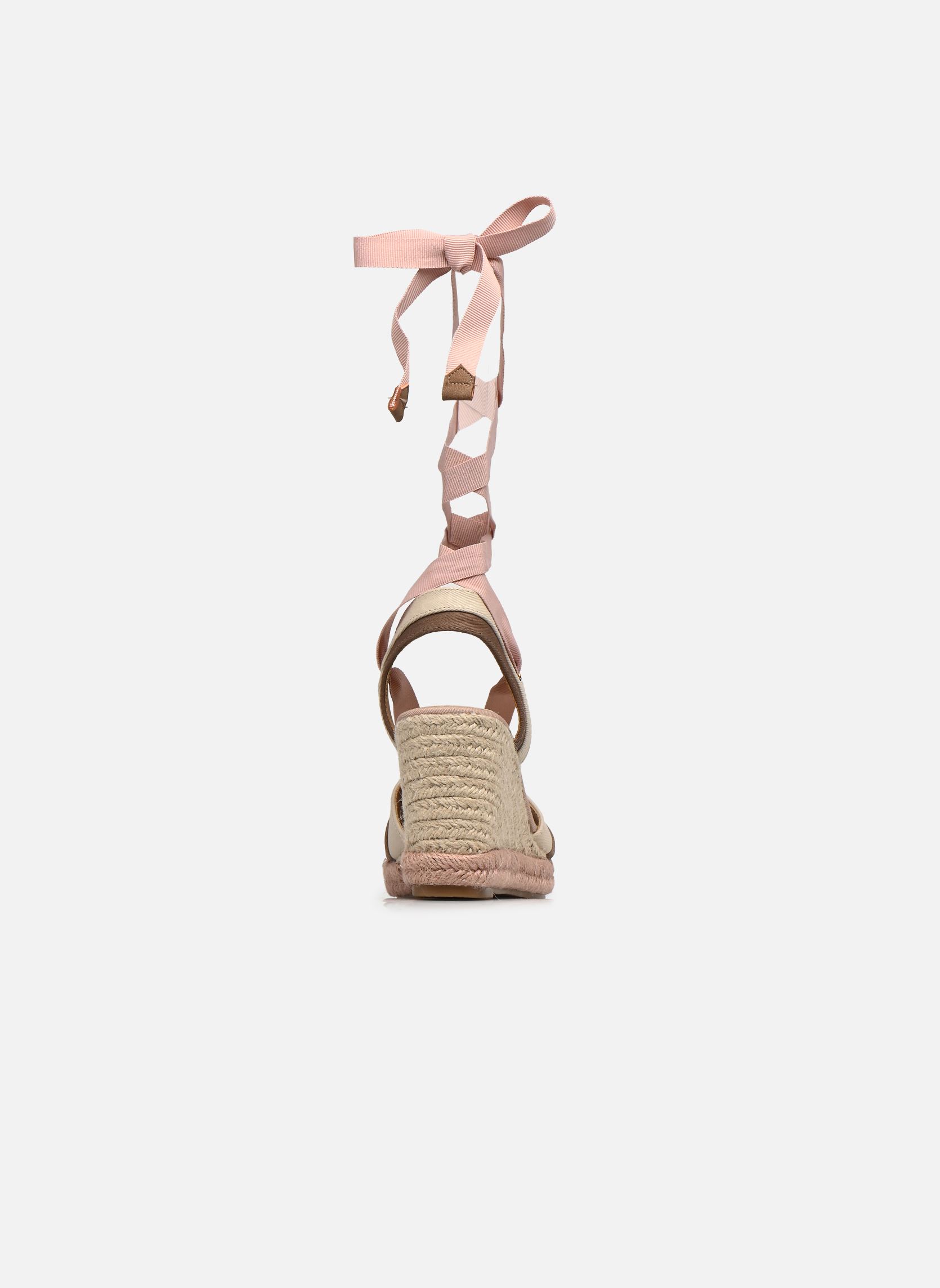 Sandalias y plataformas de cuña LOUISA 50490 mujer beige MTNG Sandalias y plataformas de cuña LOUISA 50490 mujer beige RF TEX NUDE / MAQUILLAJE / BLA
